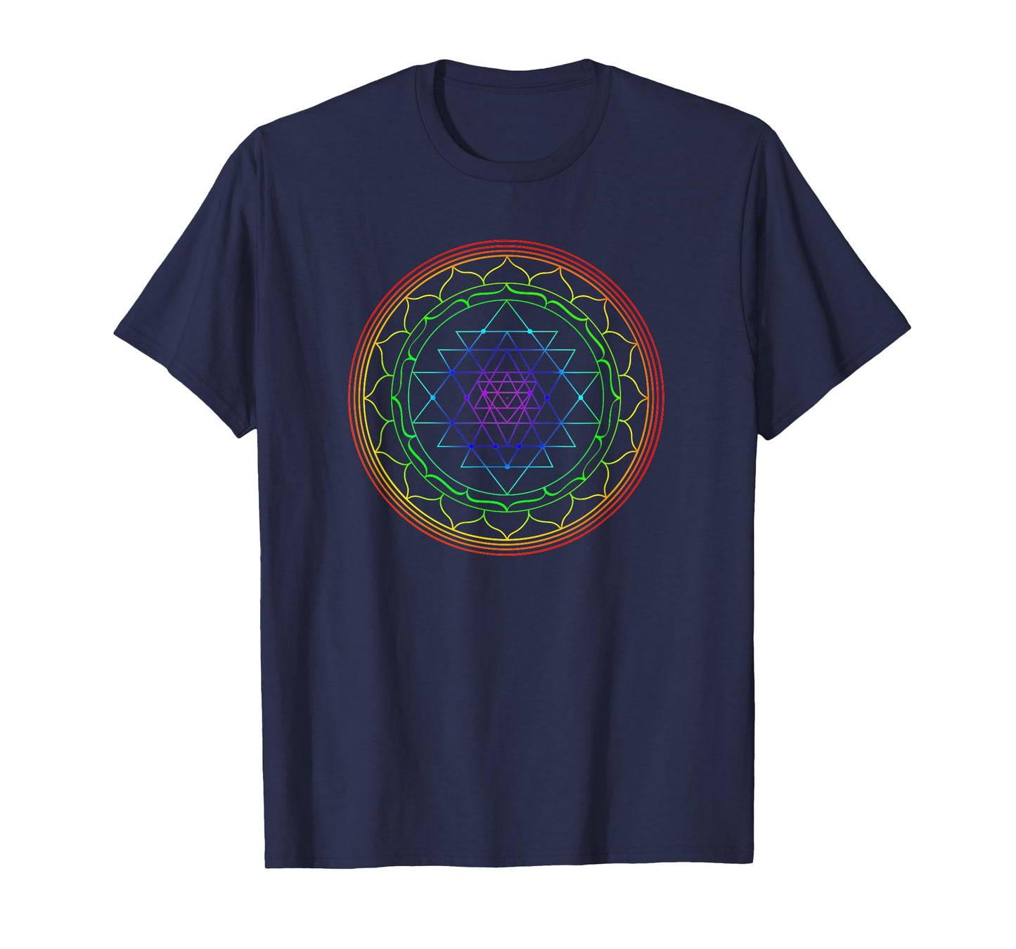Sri Yantra Mandala Sacred Geometry Spiritual Gift Yoga Lover T-Shirt