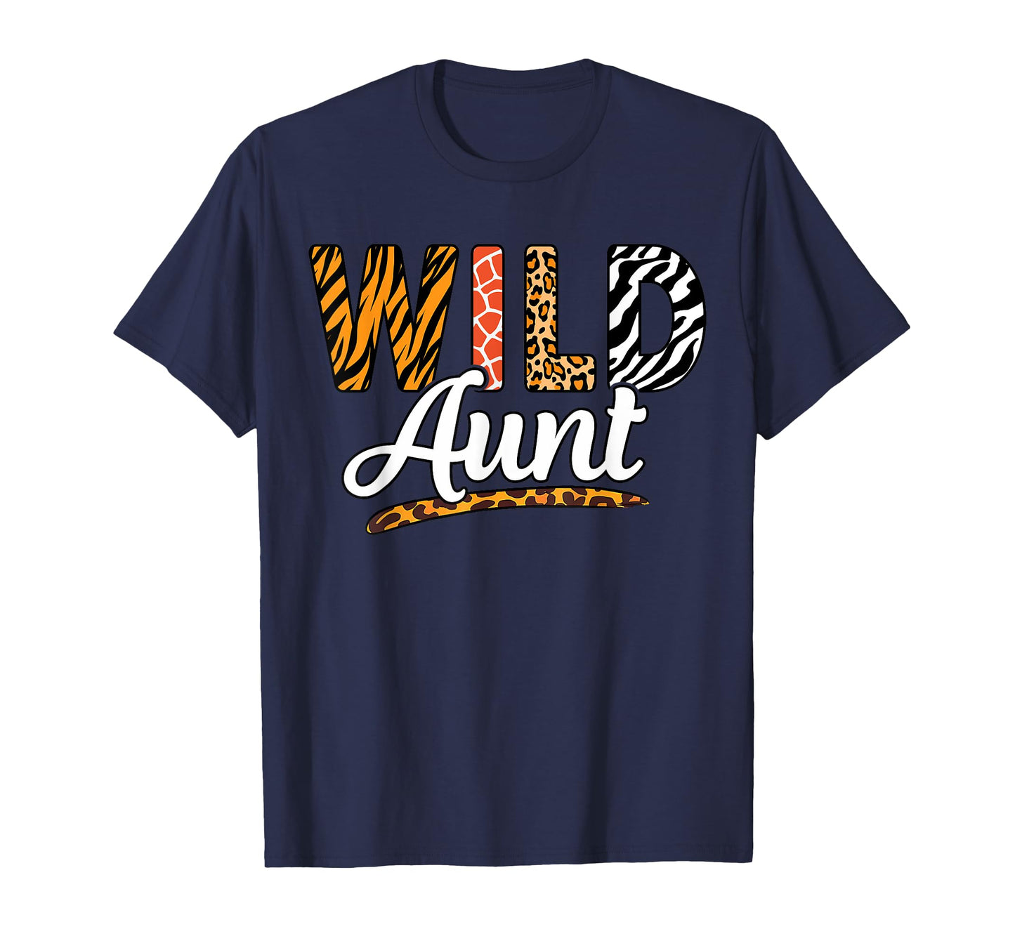 Wild Aunt Zoo Birthday Safari Family Jungle Wildlife Animals T-Shirt