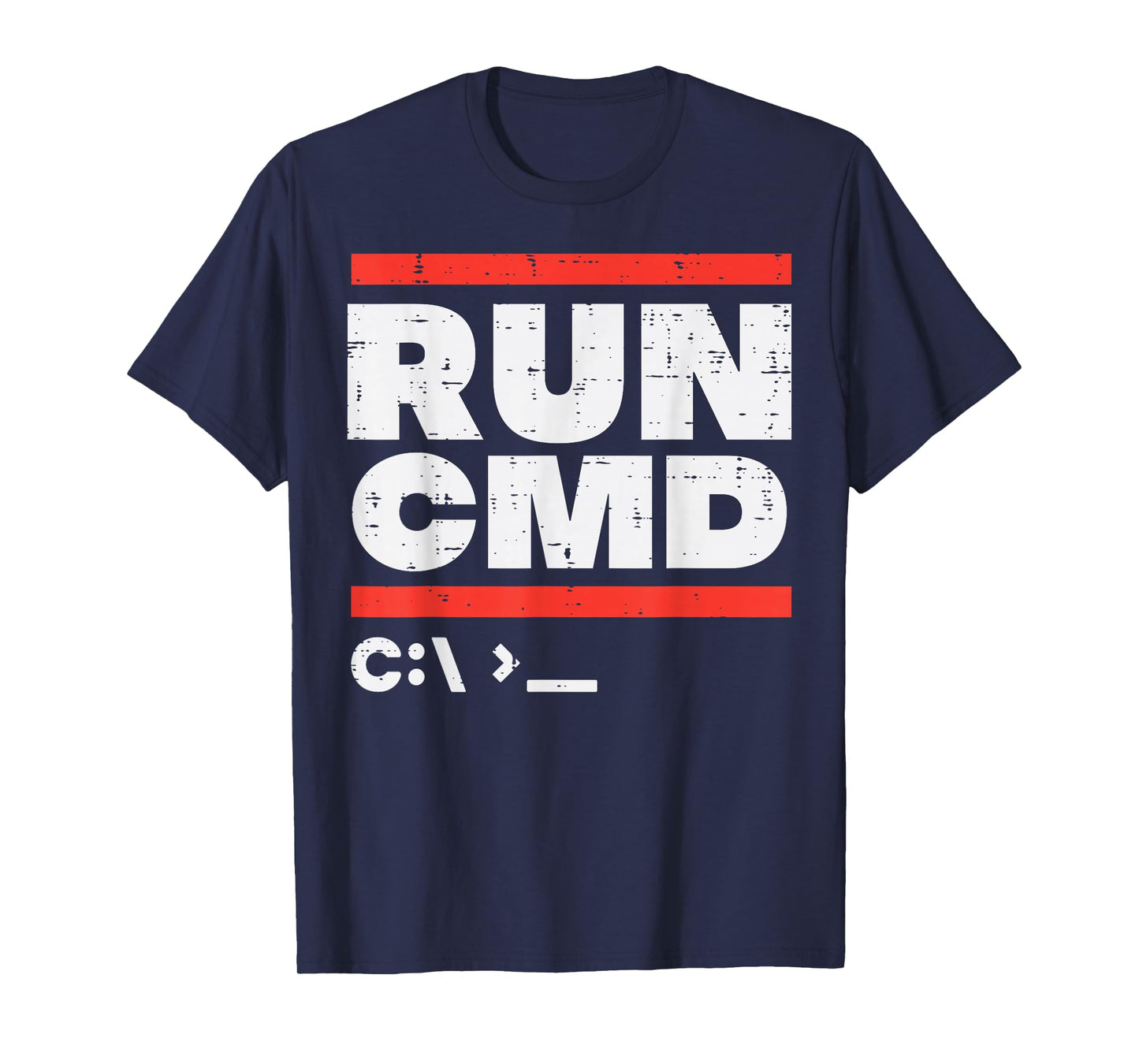 Run Cmd System Administrator Programmer Sysadmin Men Women T-Shirt