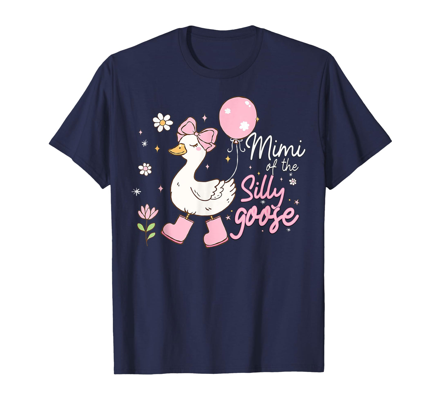 Mimi Of The Silly Goose First Birthday Family Matching Funny T-Shirt
