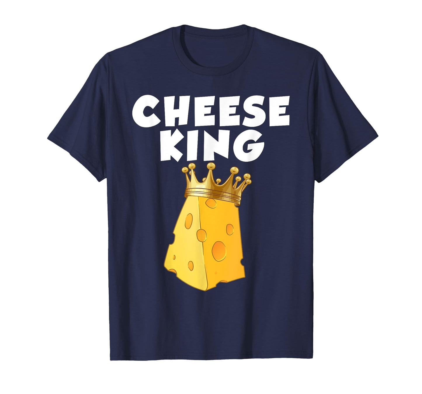 Funny Cheese Design For Men Boys Dairy Food Cheese Lover T-Shirt