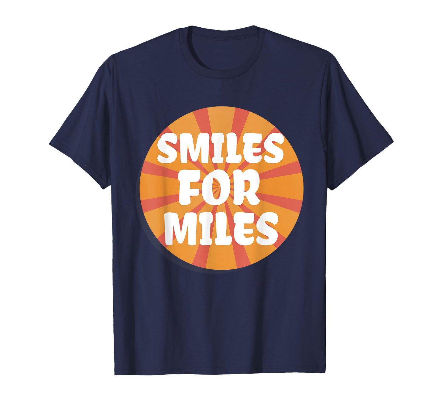 Smiles For Miles Fun Positive Energy Yoga Sunrise Boho Vibes T-Shirt