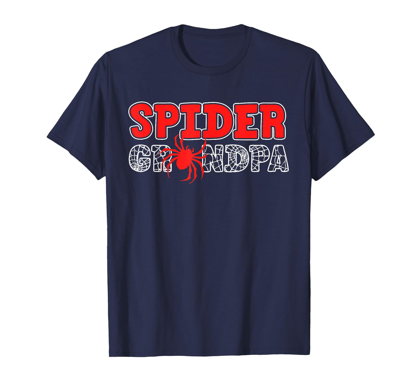 Spider Grandpa Spidey Birthday Christmas Matching Family T-Shirt