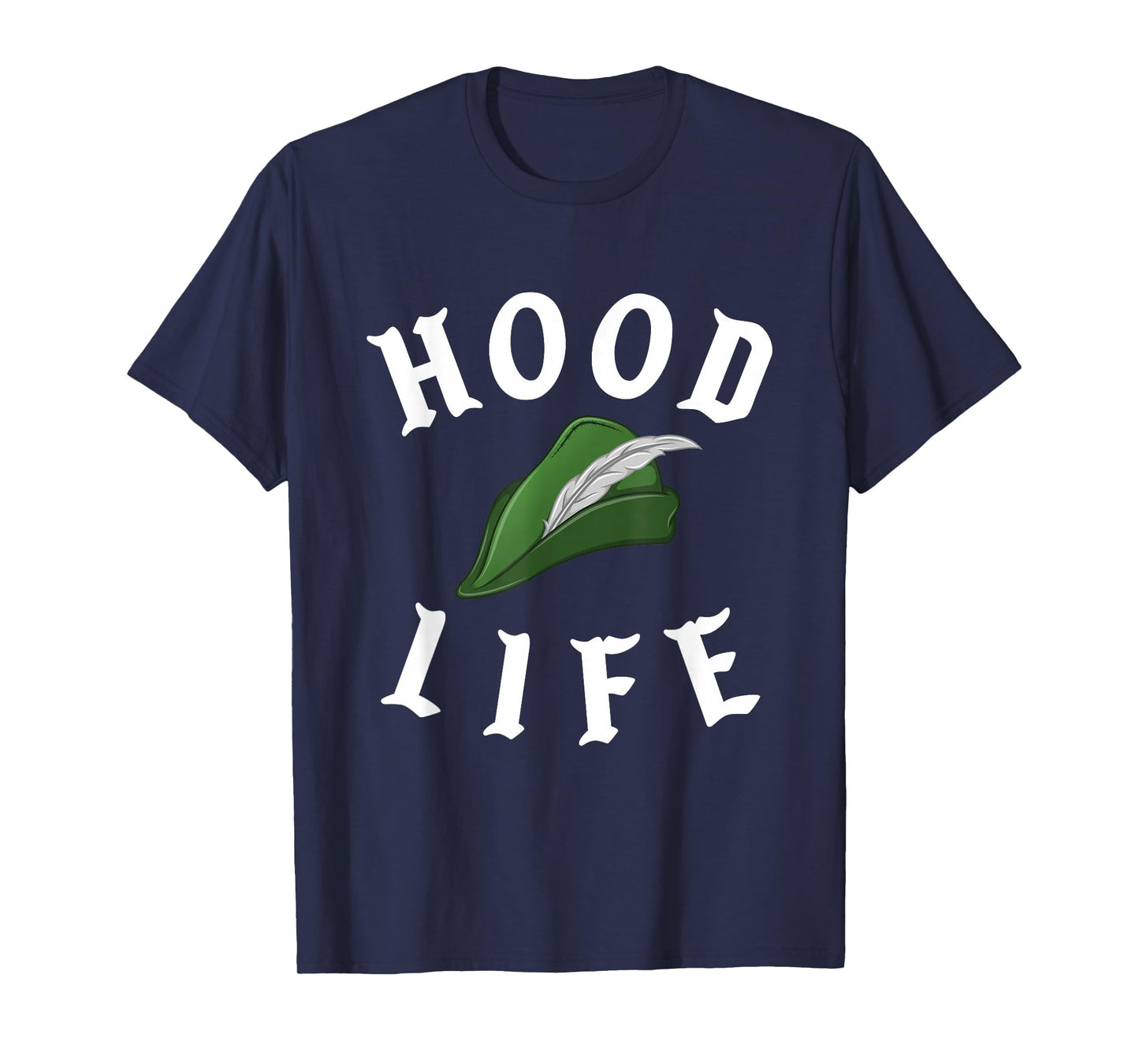 Parody Robin Hood Life Cool Gangster Nerd Funny Book Reading T-Shirt