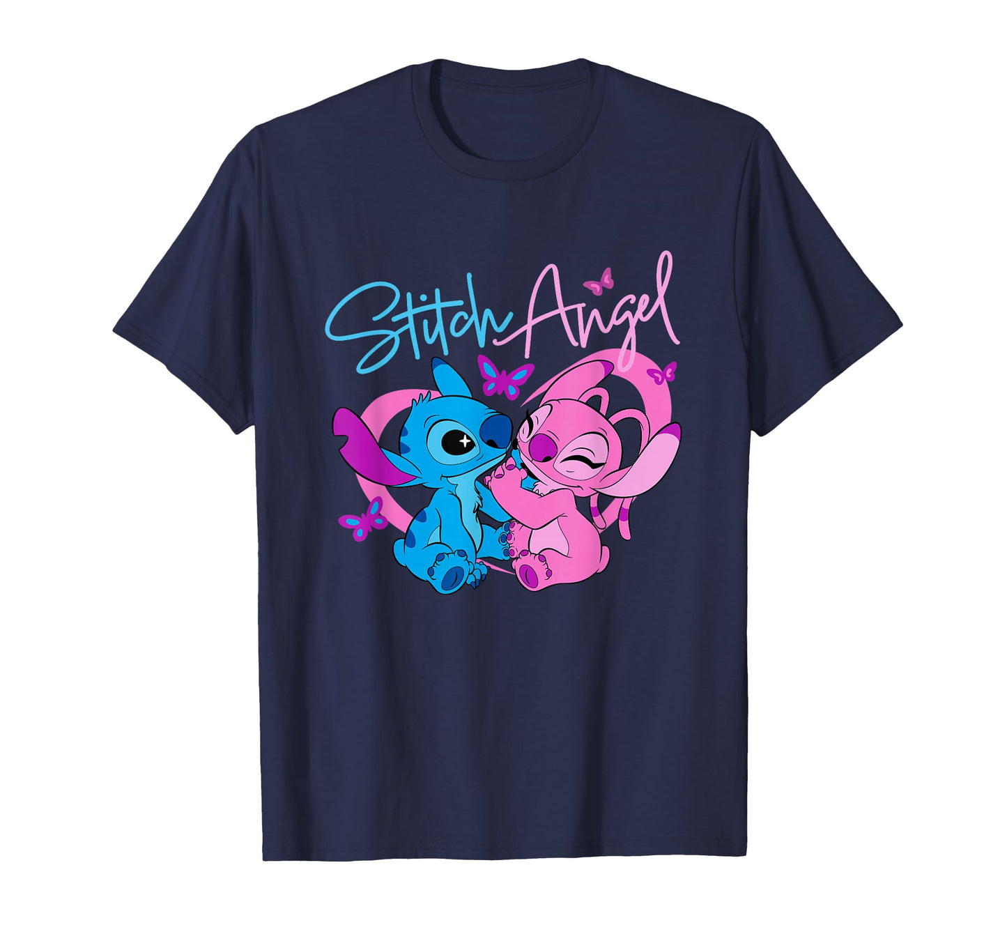 Disney Lilo & Stitch: The Series Angel with Butterflies T-Shirt