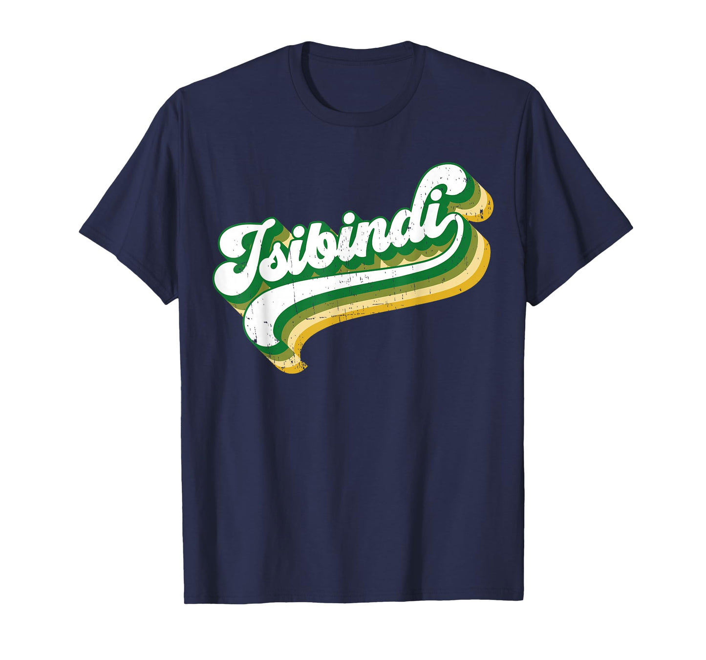 Isibindi - Colorful Groovy Retro Style School Spirit Wear T-Shirt