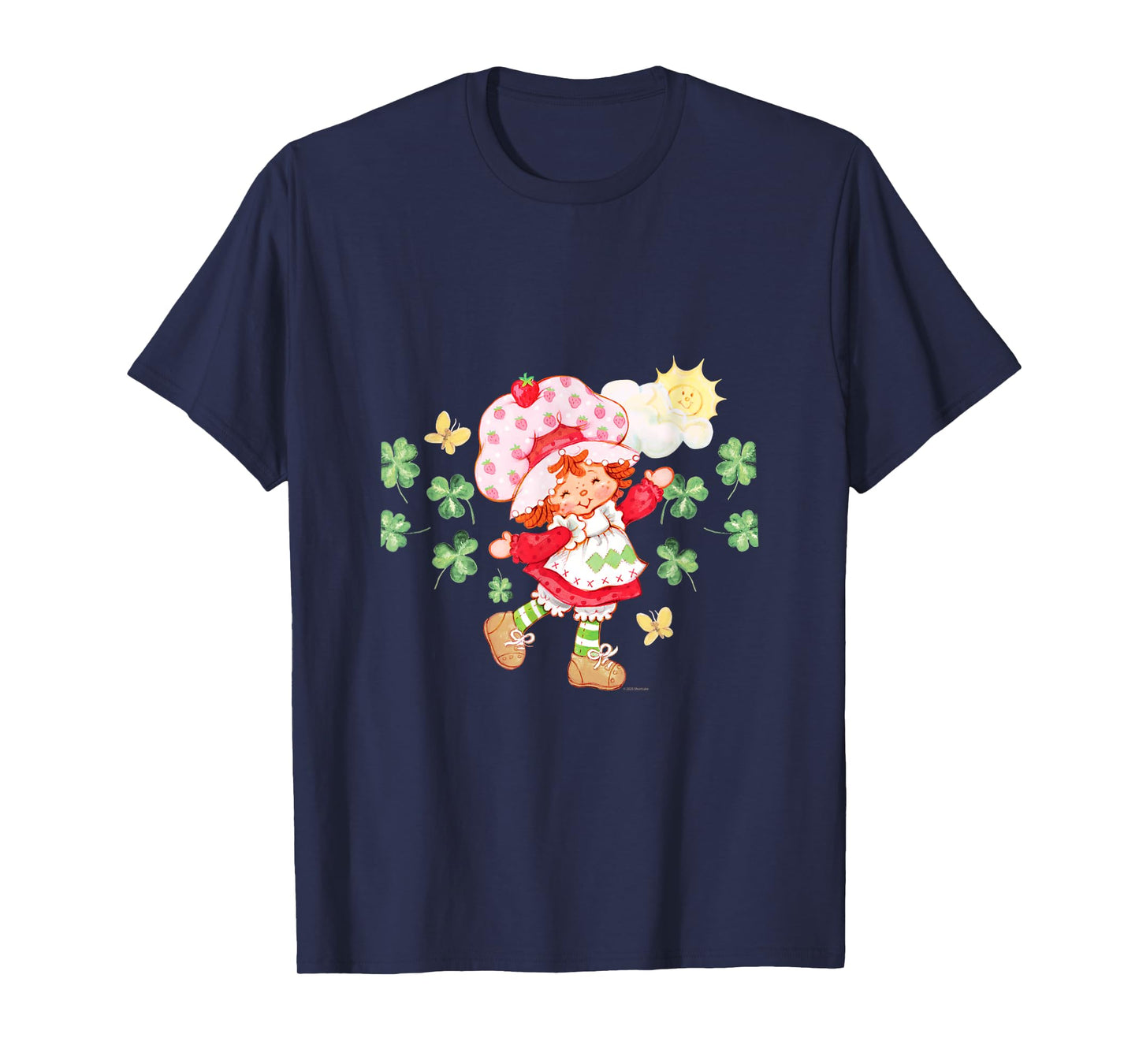 Strawberry Shortcake Lucky Clover St. Patrick's Day T-Shirt