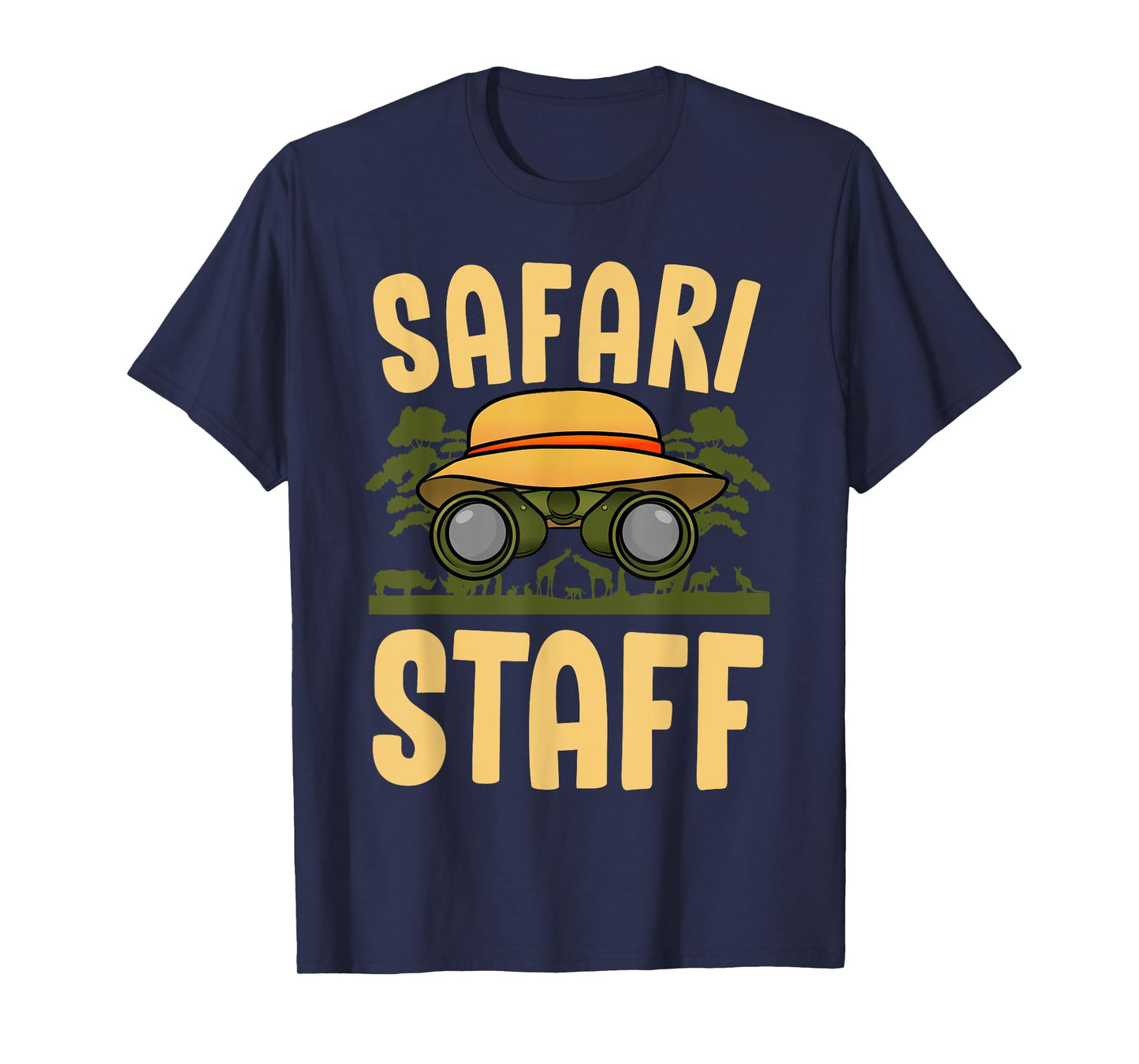 Safari Staff Art For Men Women Zookeeper Costume Zoo Jungle T-Shirt