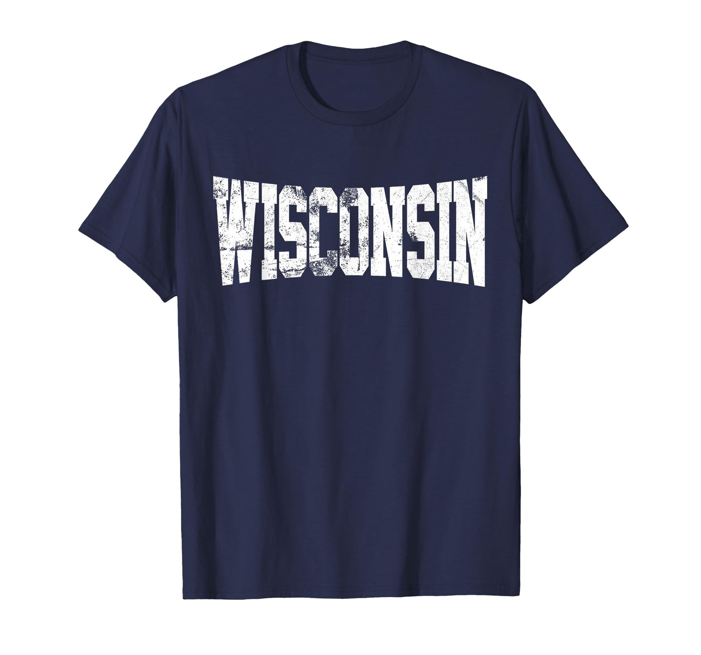 Vintage Wisconsin Mens Wisconsin Womens Red Retro Wisconsin T-Shirt