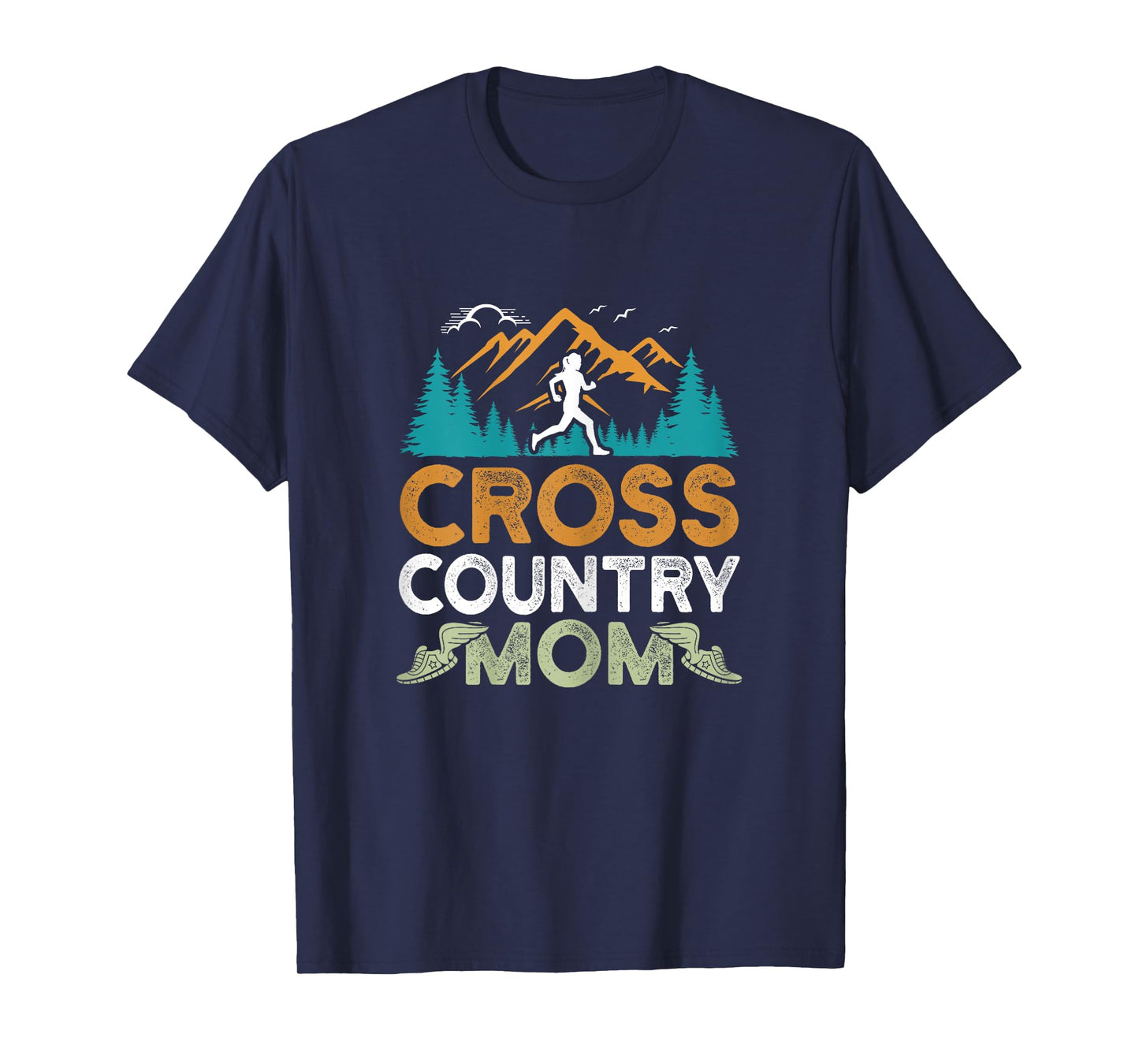 XC Runner Mom Mother's Day Cross Country Mom T-Shirt