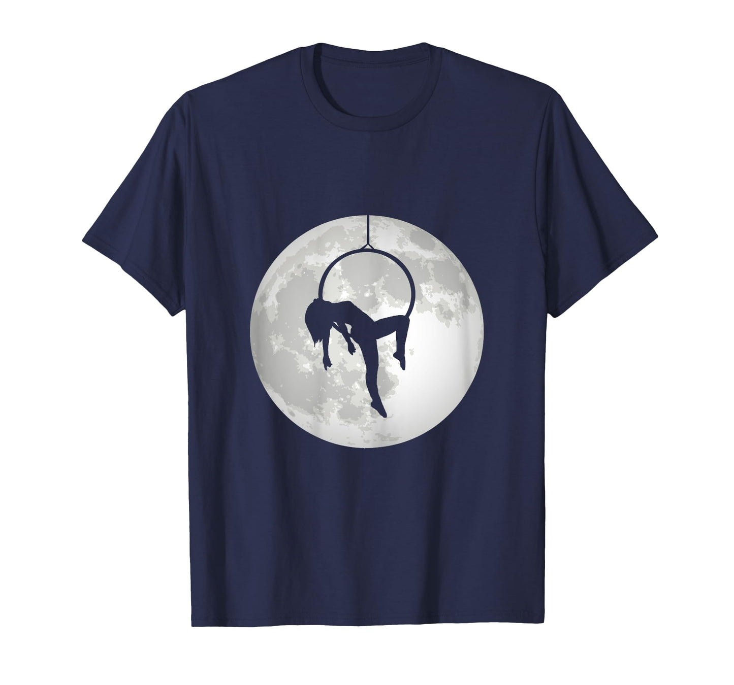 Aerial Moon Aerial Yoga Circus Lyra Trapeze Aerial Silk T-Shirt