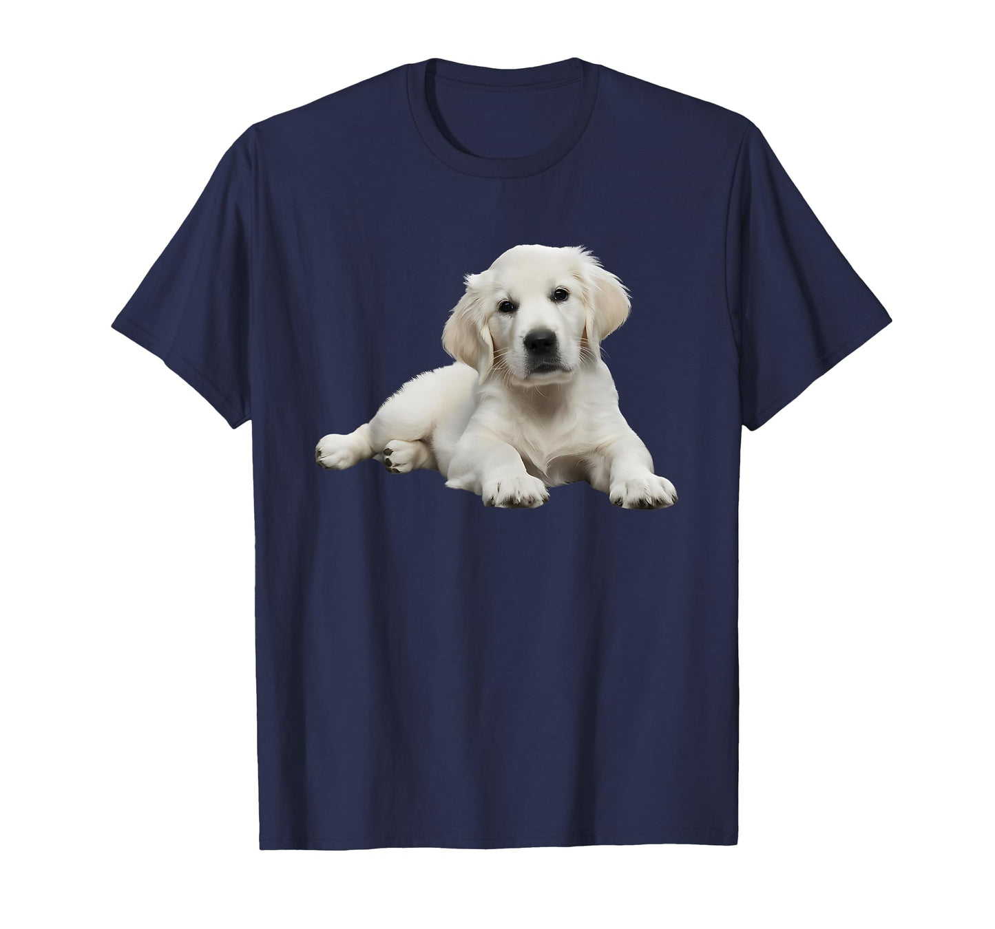 White Lab English Cream Golden Retriever Dog Puppy Mom Girls T-Shirt