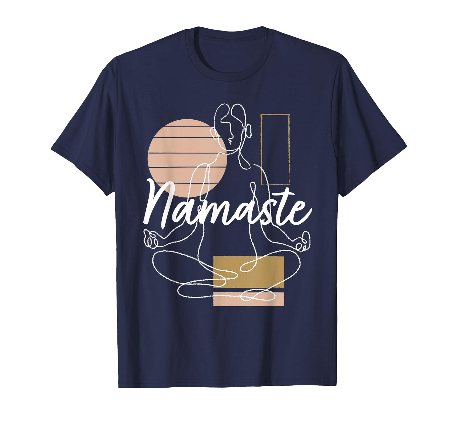 Namaste Girl Yoga Woman Yoga Meditation Yoga T-Shirt
