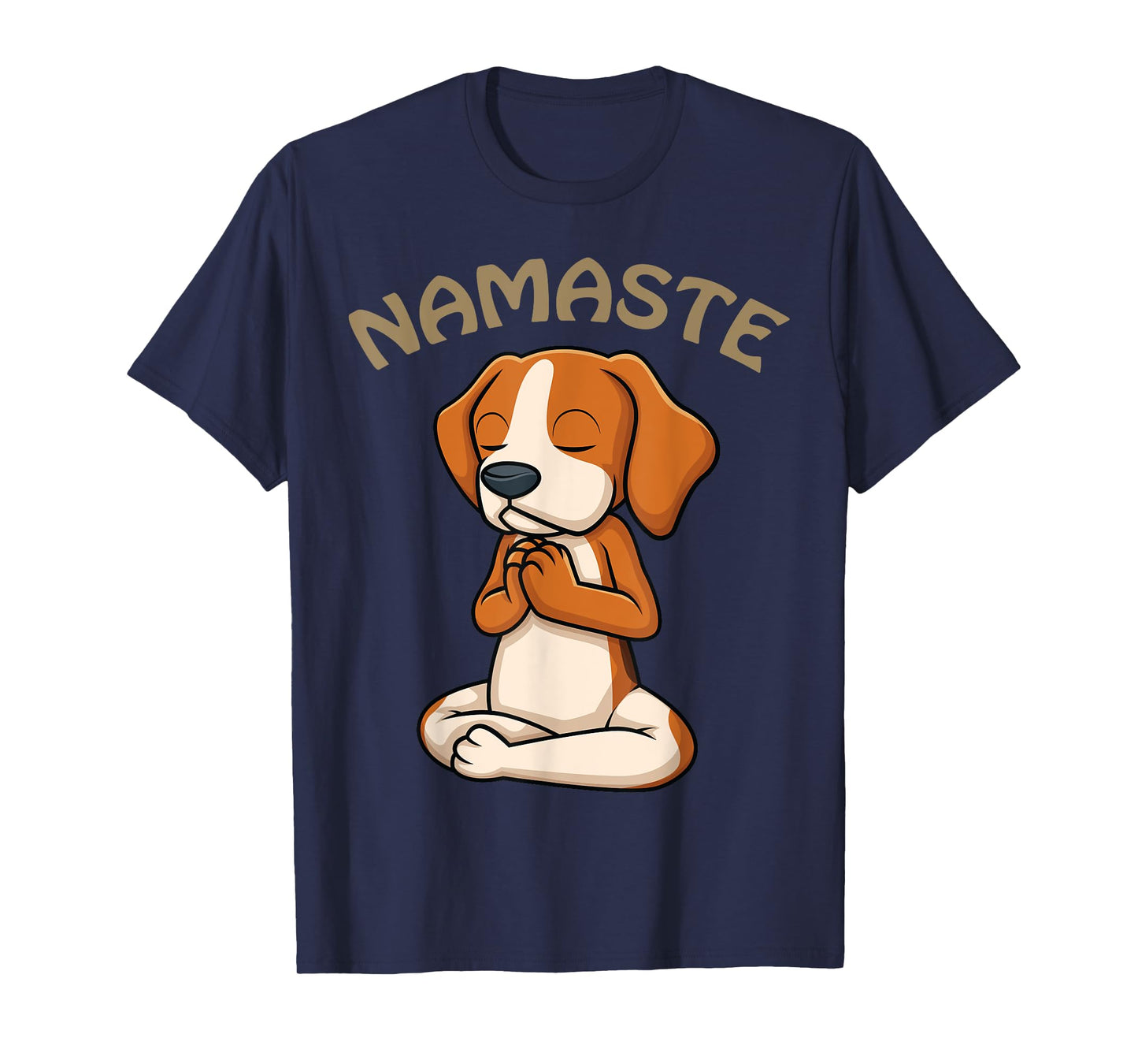 Dog Yoga Shirt Funny Puppy Lovers Yoga Gift Namaste Dogs T-Shirt