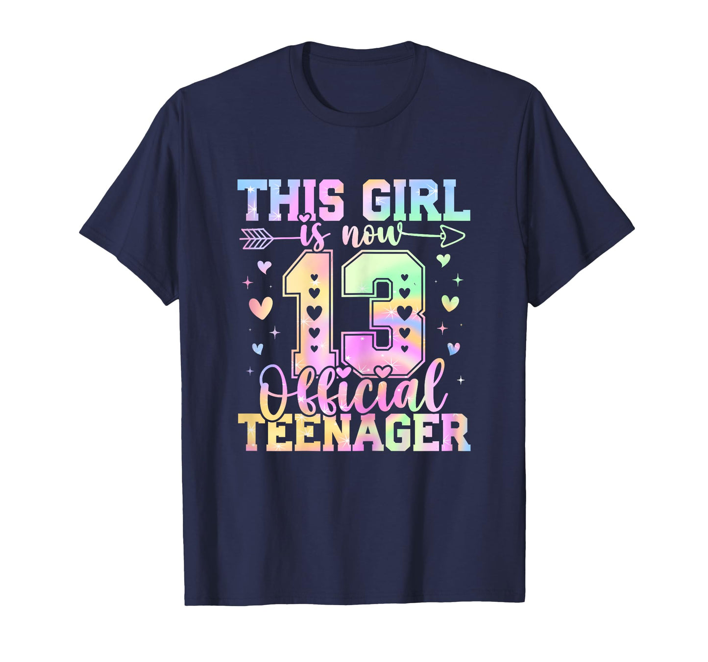 This Girl Is Now 13 Official Teenager 13th Birthday T-Shirt