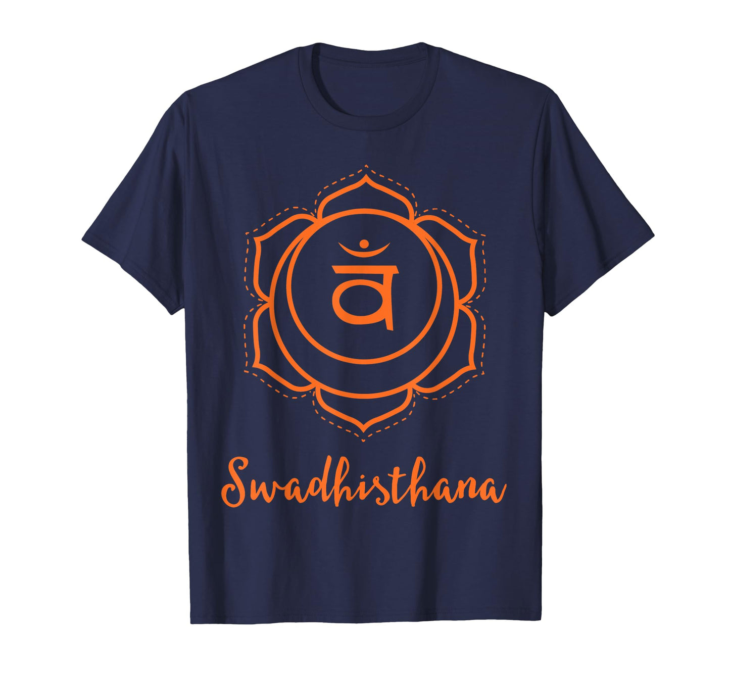 Swadhisthana Orange Sacral Chakra Symbol - Yoga T-Shirt T-Shirt