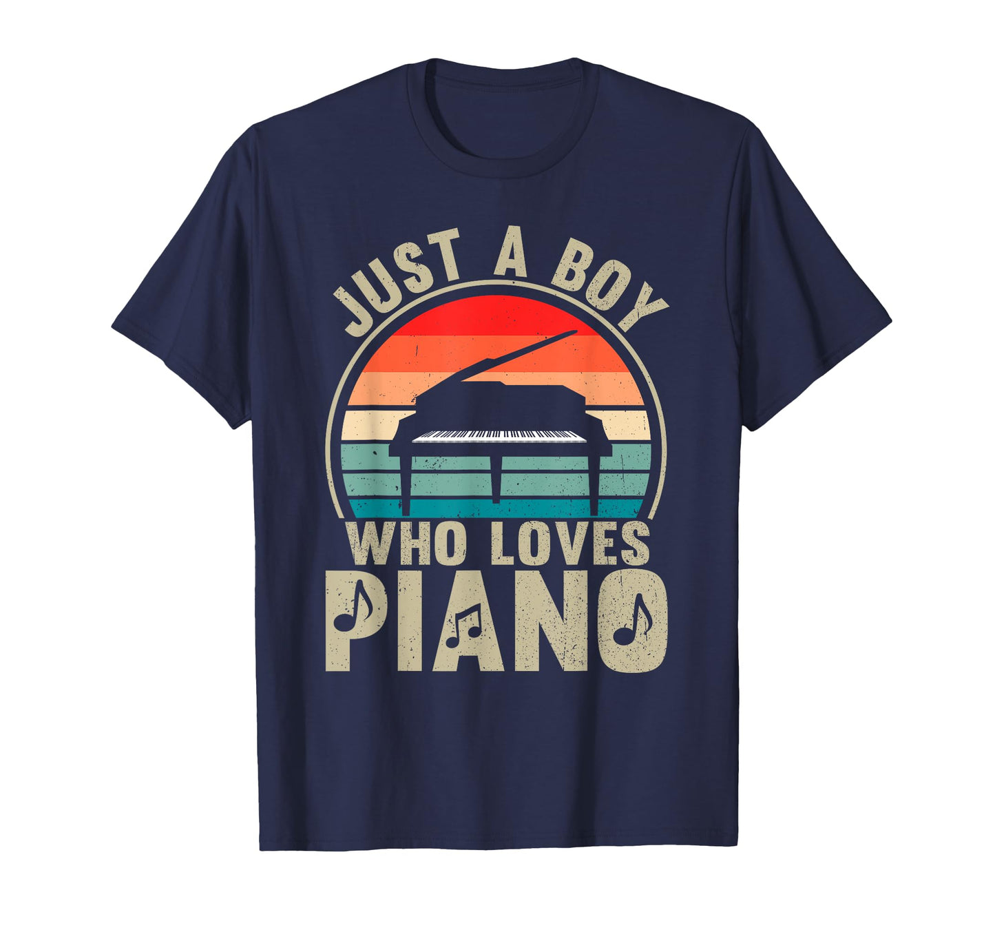 Just a Boy Who Loves Piano Recto Pianist T-Shirt