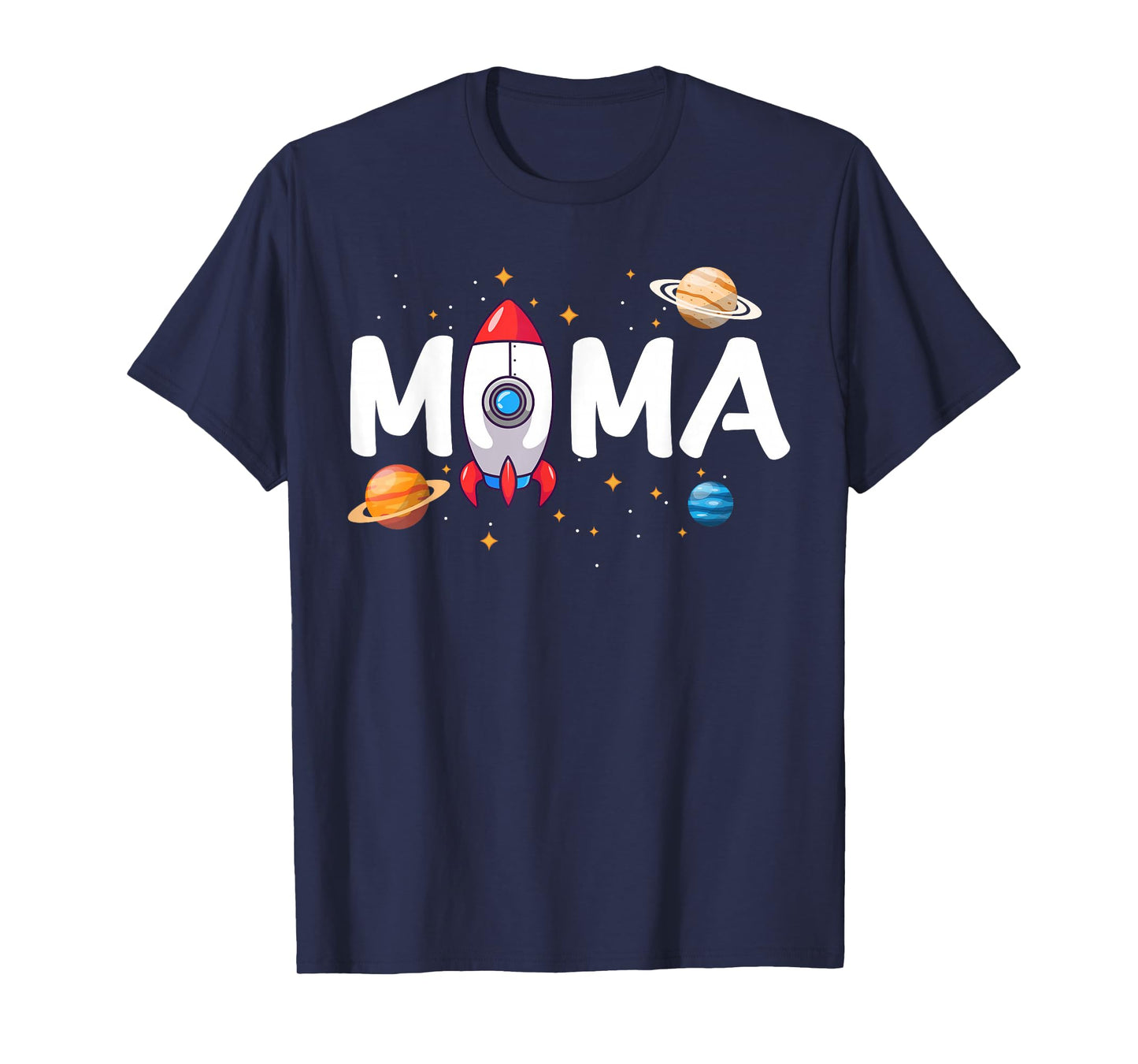 Mama of The Birthday Boy Space Astronaut 1st Birthday Family T-Shirt