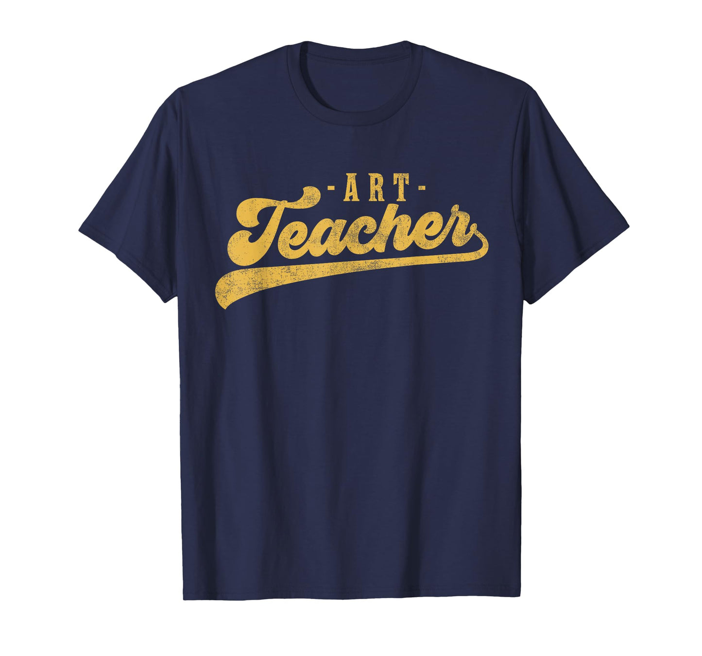 Art Teacher Men Women Cute Vintage Graphic Art Teacher T-Shirt
