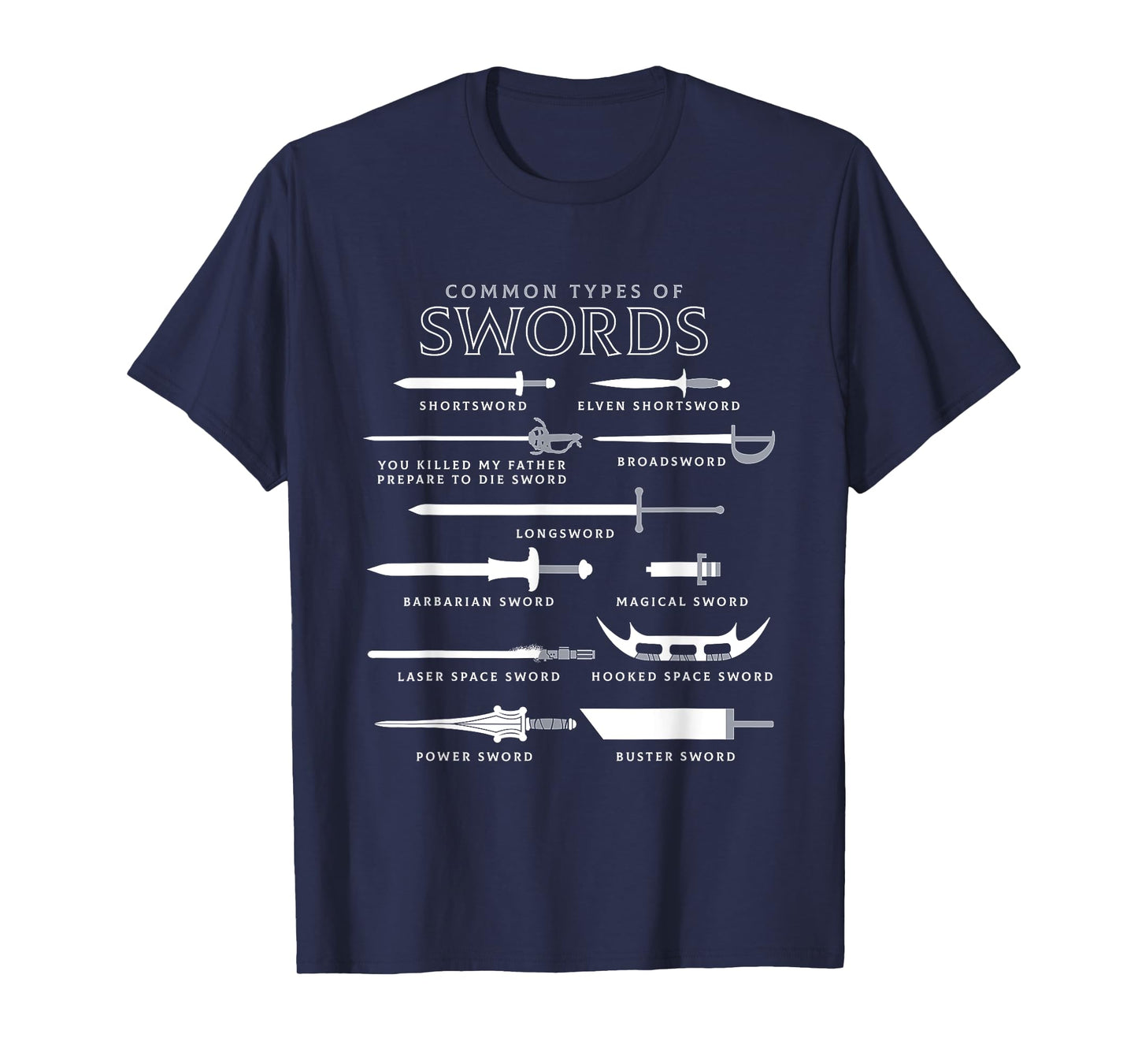 Types Of Swords T-Shirt