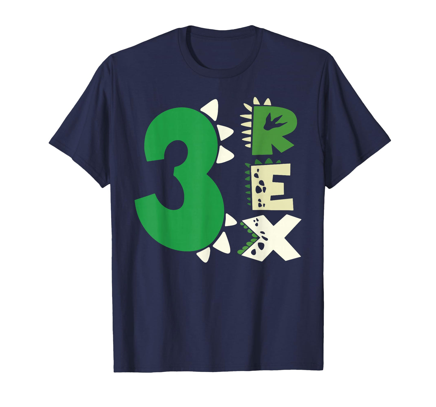 Three Rex Birthday Boy 3rd Dinosaur Birthday T-Rex Birthday T-Shirt