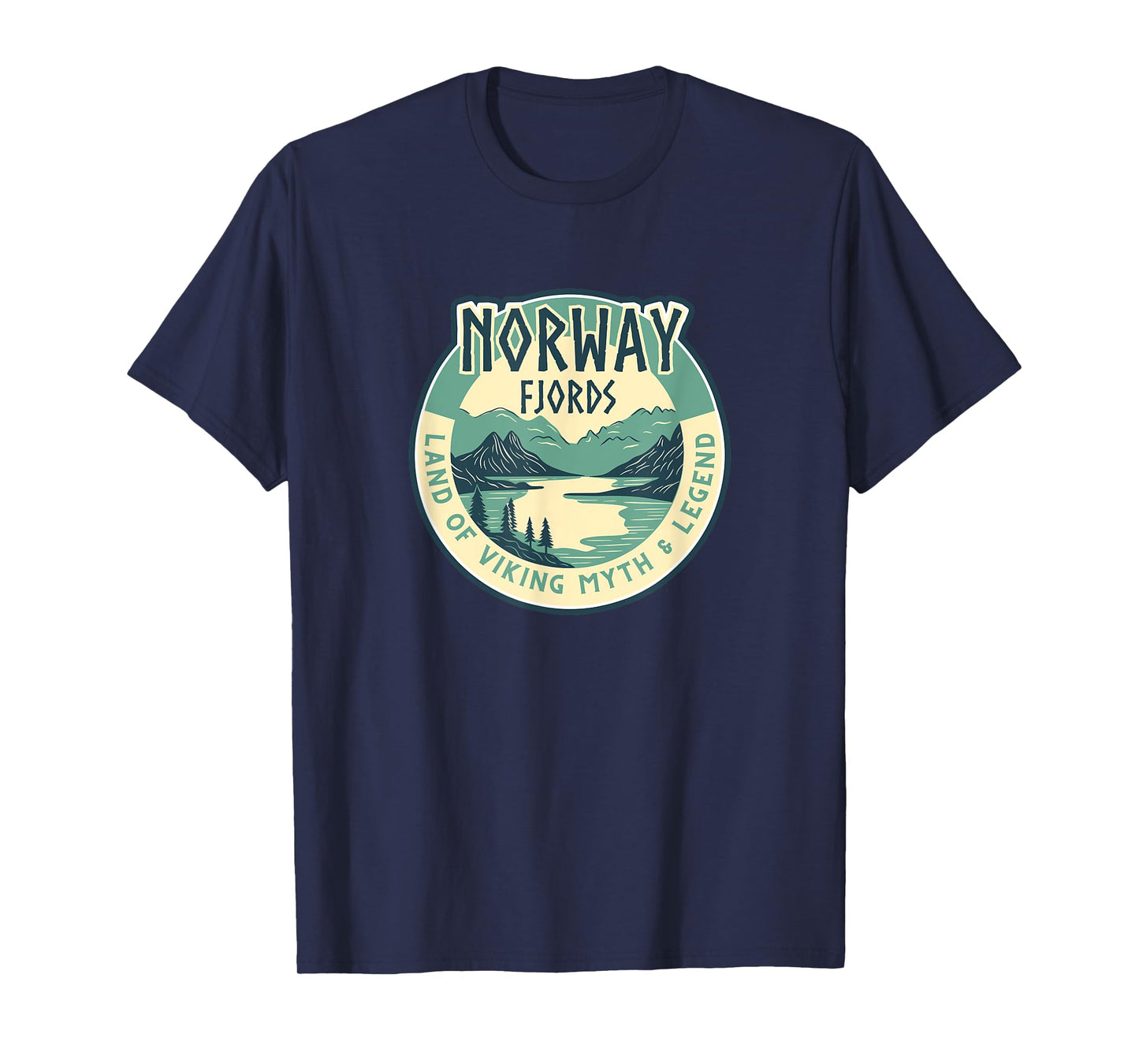 Norway Norwegian Fjords Scandinavia Vacation Vikings Nordic T-Shirt