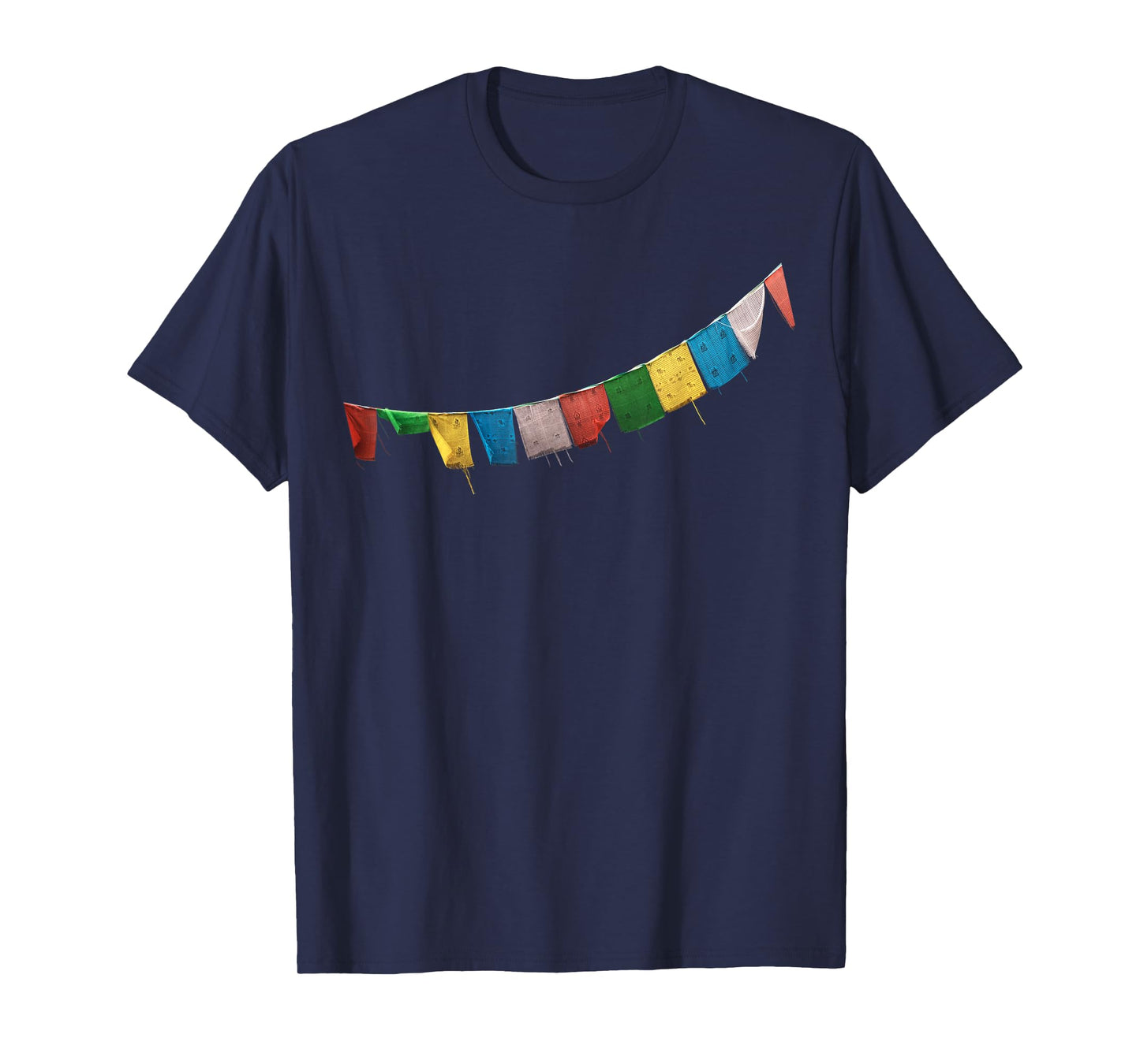 Tibetan Prayer Flag T-Shirt - Meditation & Qi Gong Shirt T-Shirt