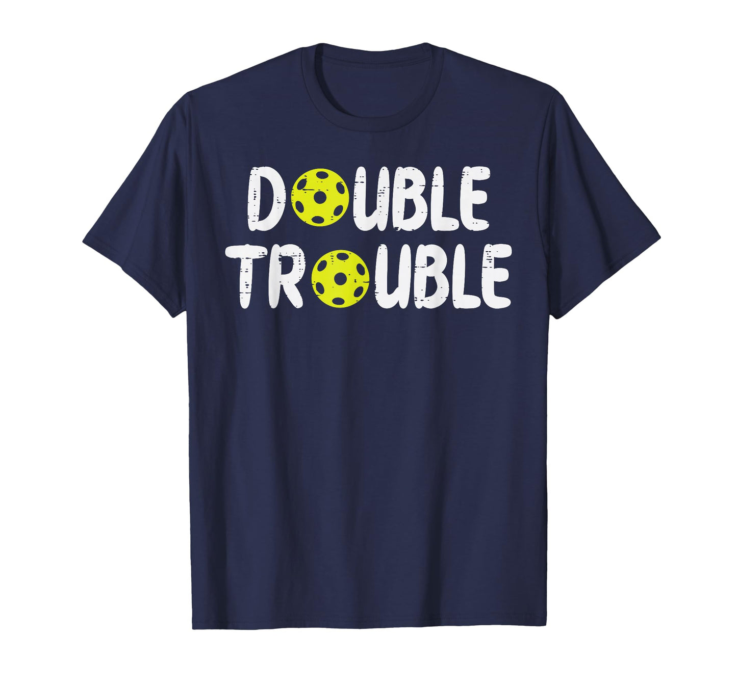 Double Pickleball Trouble Pickle Ball Matching Men Women Kid T-Shirt