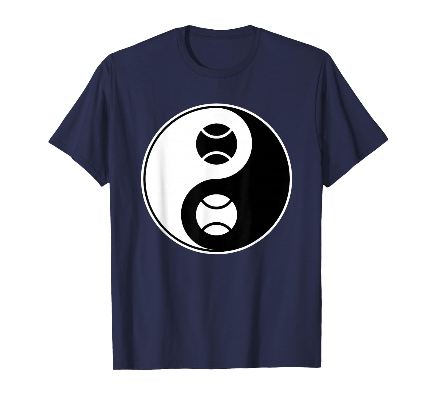 Yin Yang - Tennis Lawn Sports - Buddhist Zhen Spiritual T-Shirt