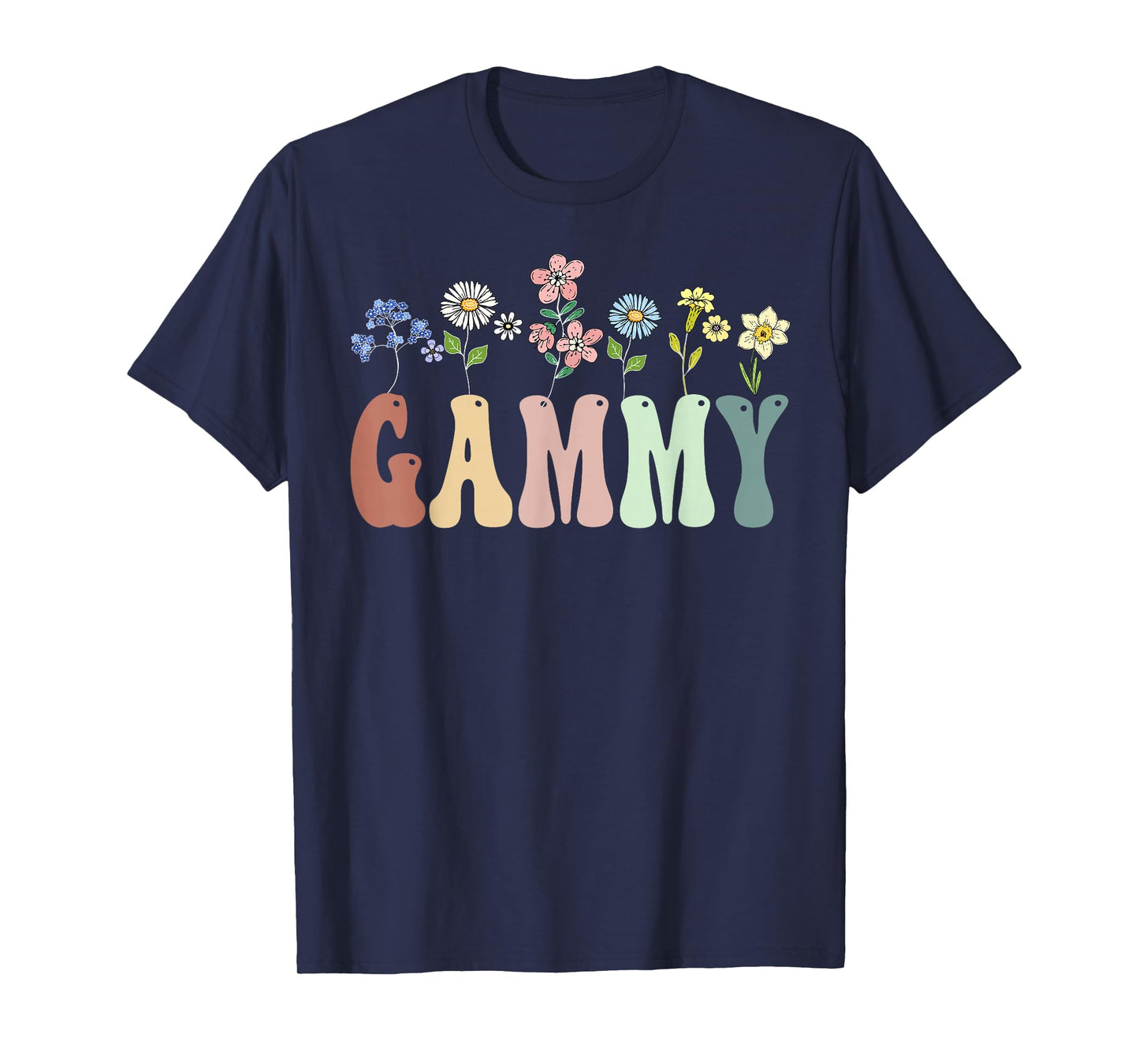 Gammy Gifts Women Wildflower Floral Design Gammy T-Shirt