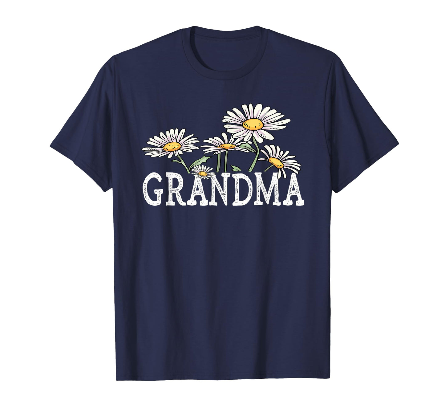 Grandma Floral Chamomile Design Mother's Day Gifts Grandma T-Shirt