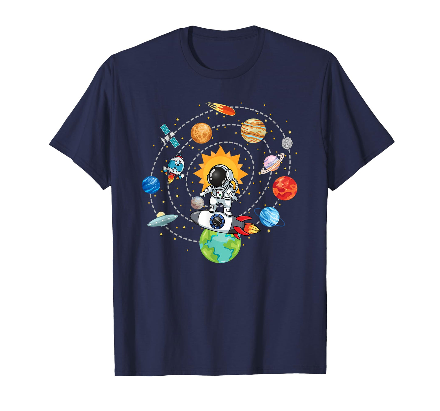Solar System Planets Science Space Astronaut Universe Galaxy T-Shirt