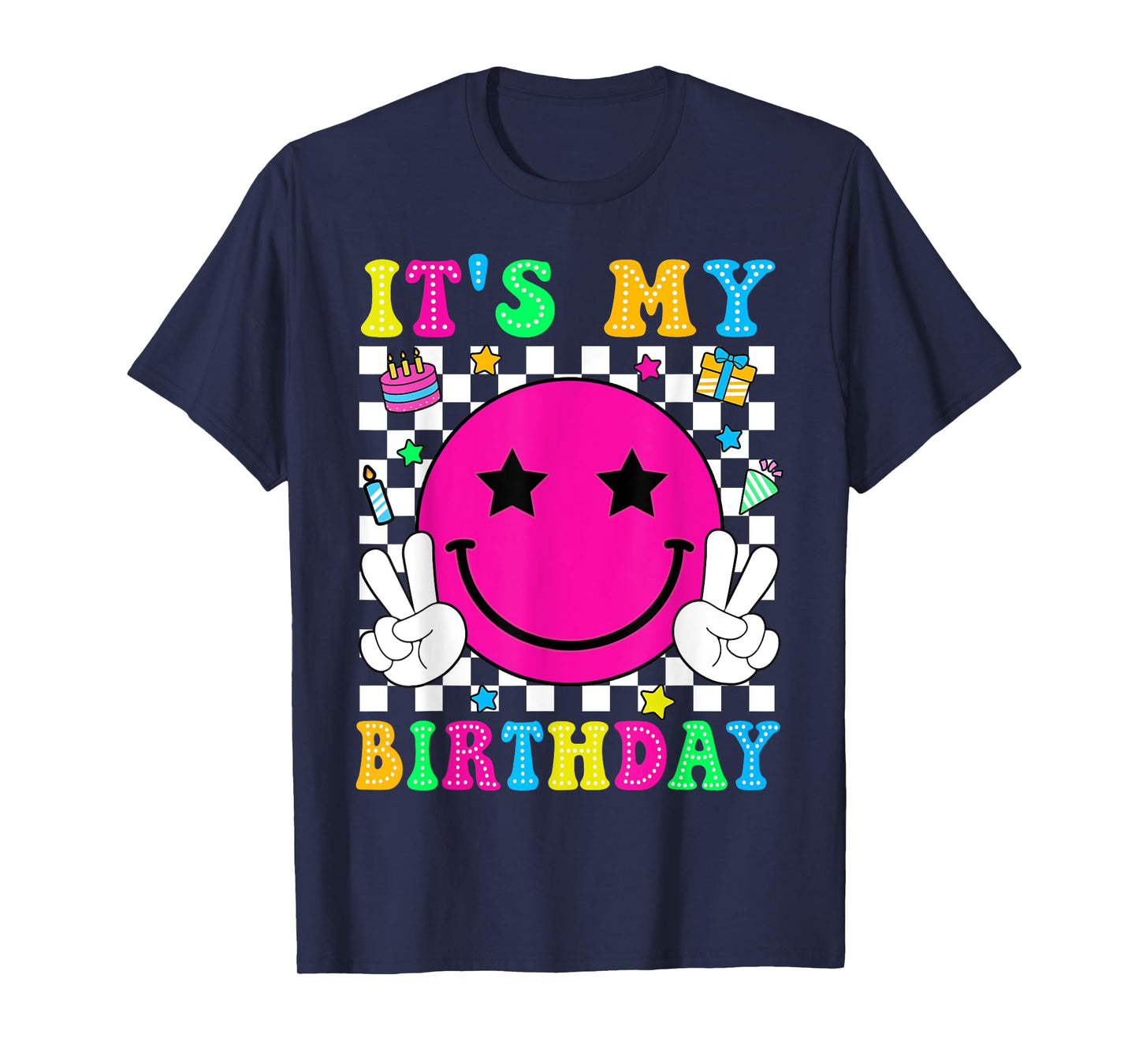 Birthday Party Groovy It’s My Birthday Men Women Teens Kids T-Shirt
