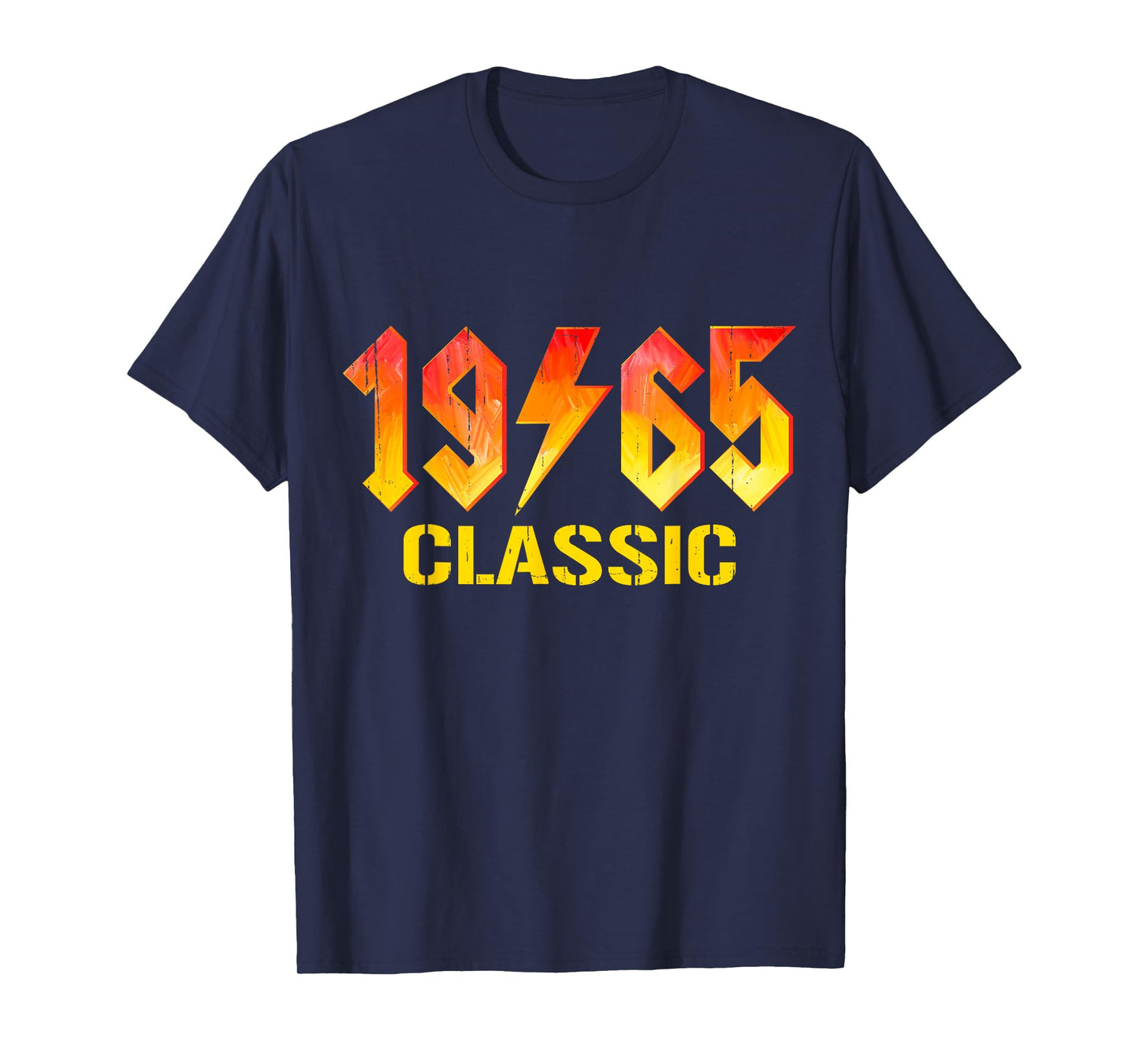 Classic 1965 Rock Birthday 60 Years Old Men 60th Birthday T-Shirt