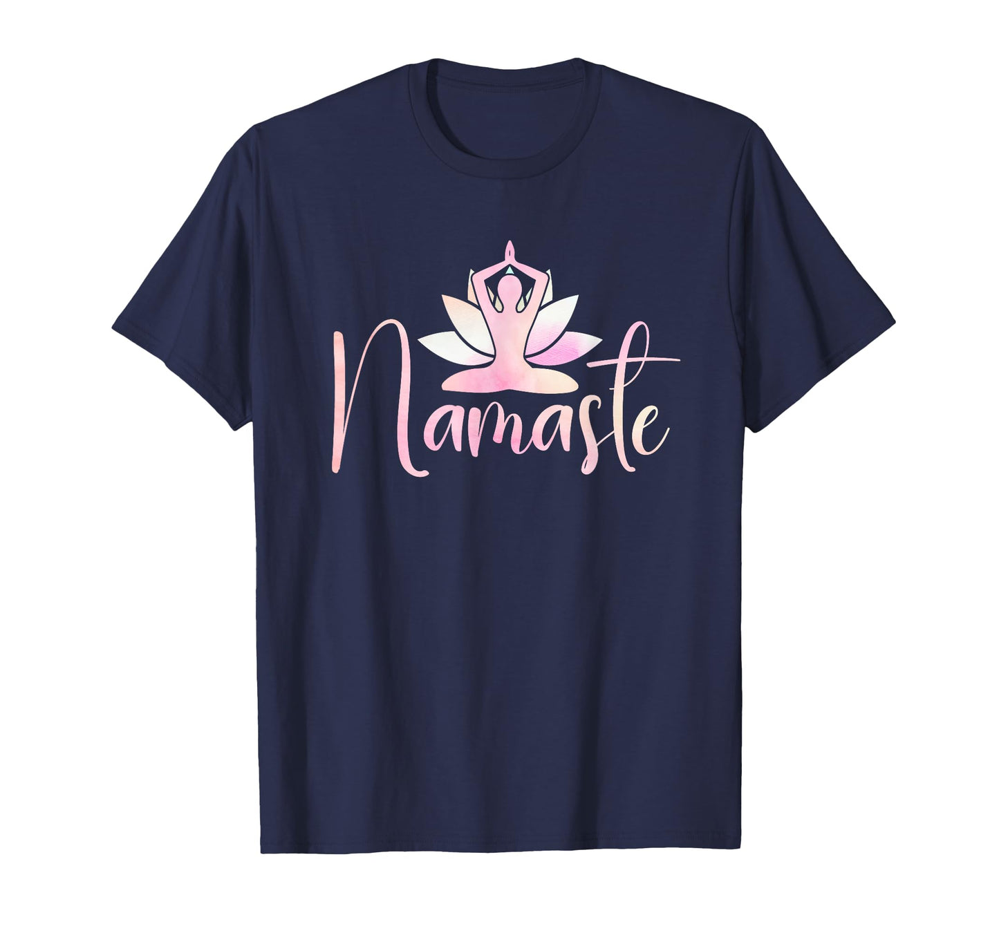 Namaste Lotus Flower Meditation Yoga T-Shirt