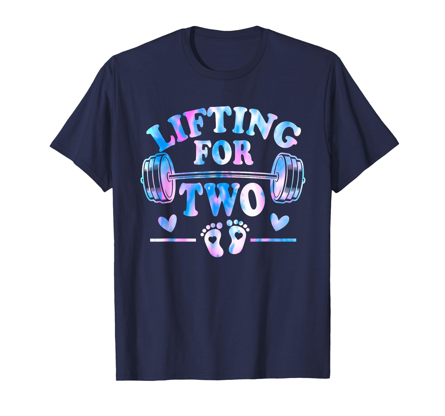 Lifting For Two Pregnancy Gym Fitness Workout Expecting Mom T-Shirt