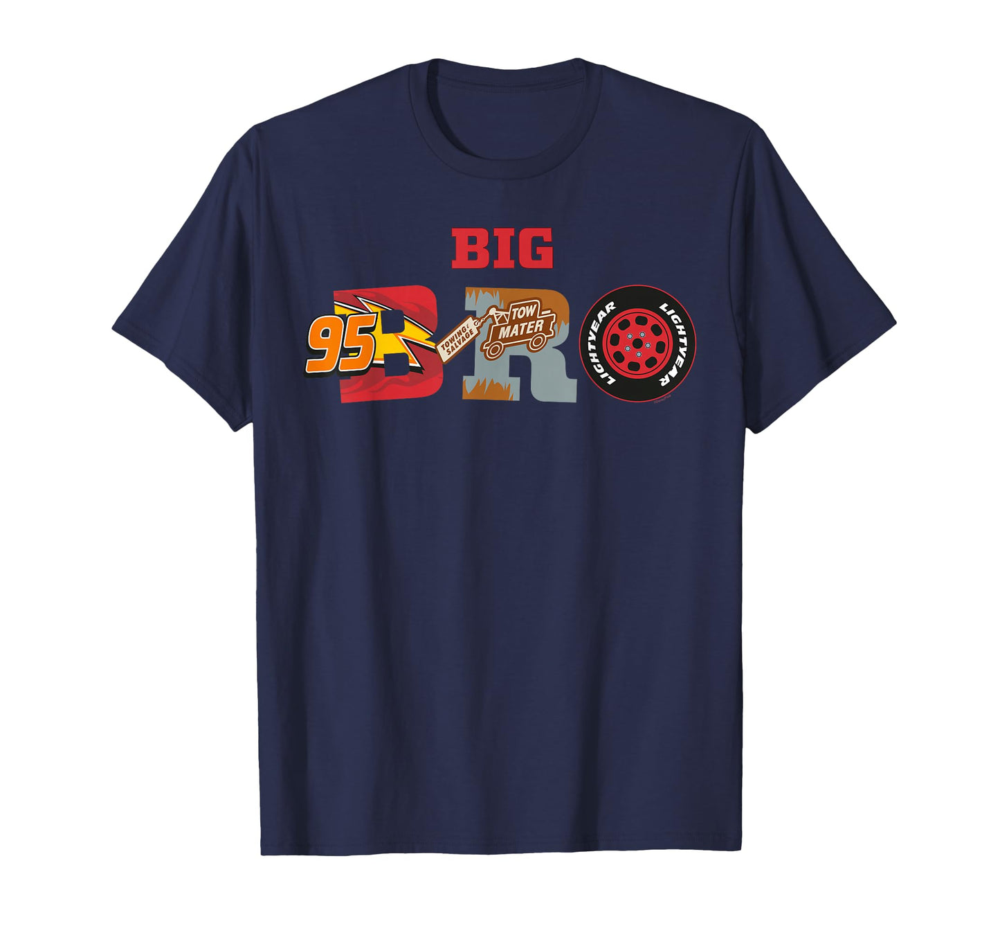 Disney & Pixar's Cars Big Bro Brother Family Trip Matching T-Shirt