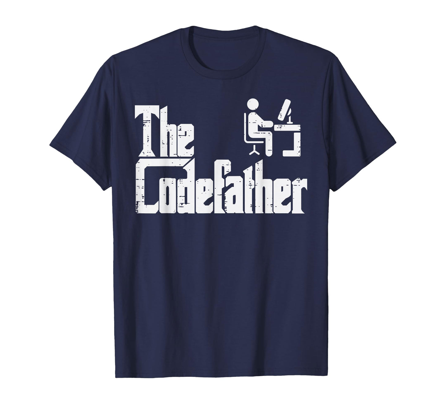 The Codefather Funny IT Programmer Coder Parody Dad Papa Men T-Shirt