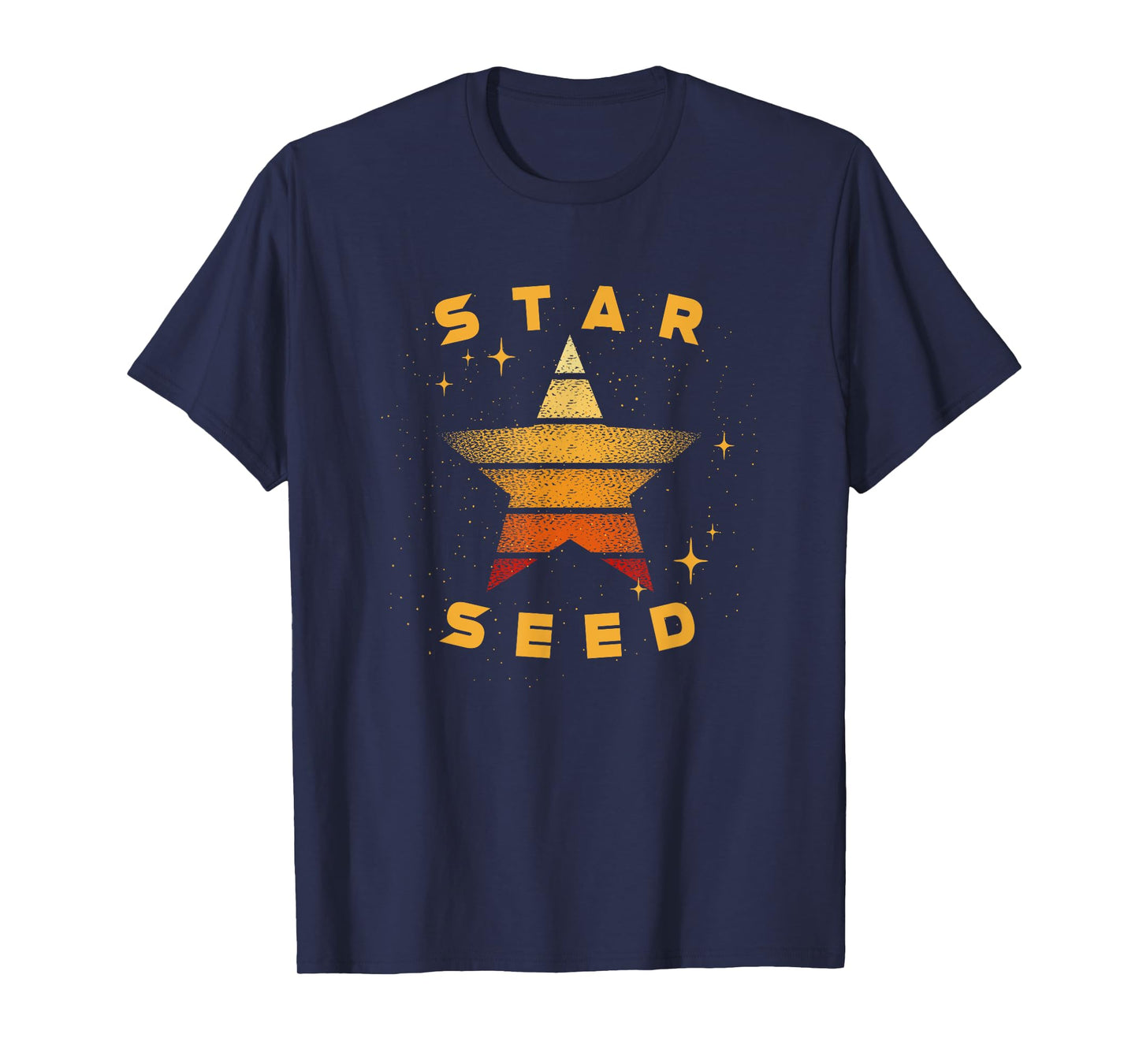Retro Vintage Star Galaxy Universe Indigo Starseed T-Shirt