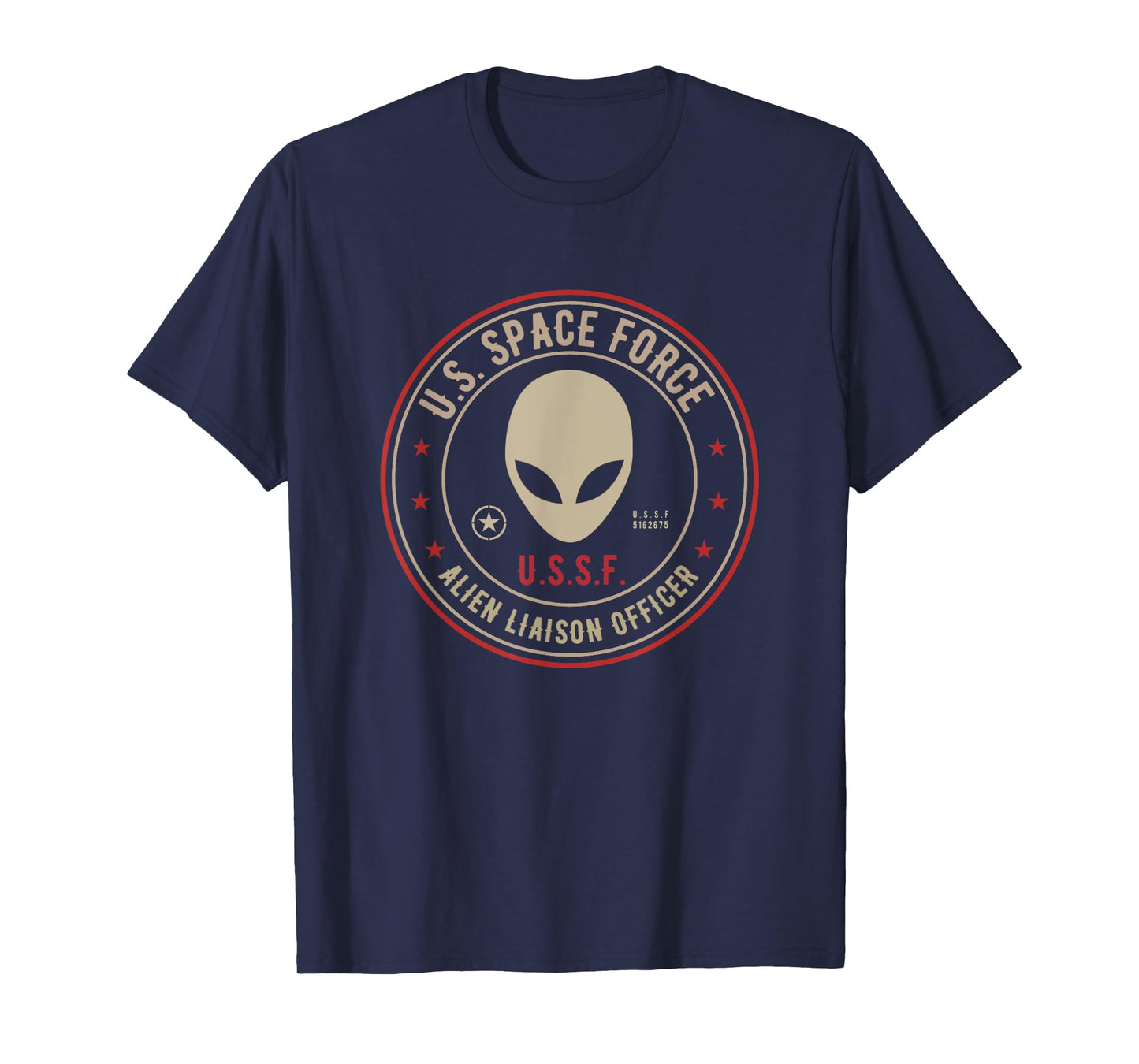 US Space Force Insignia Alien Liaison Officer funny gift T-Shirt