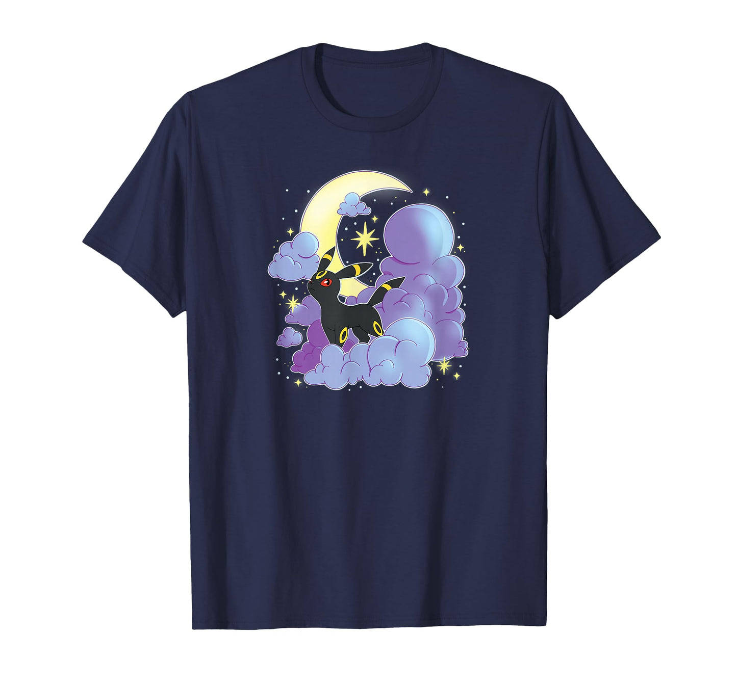 Pokémon - Umbreon Celestial Moon With Clouds T-Shirt