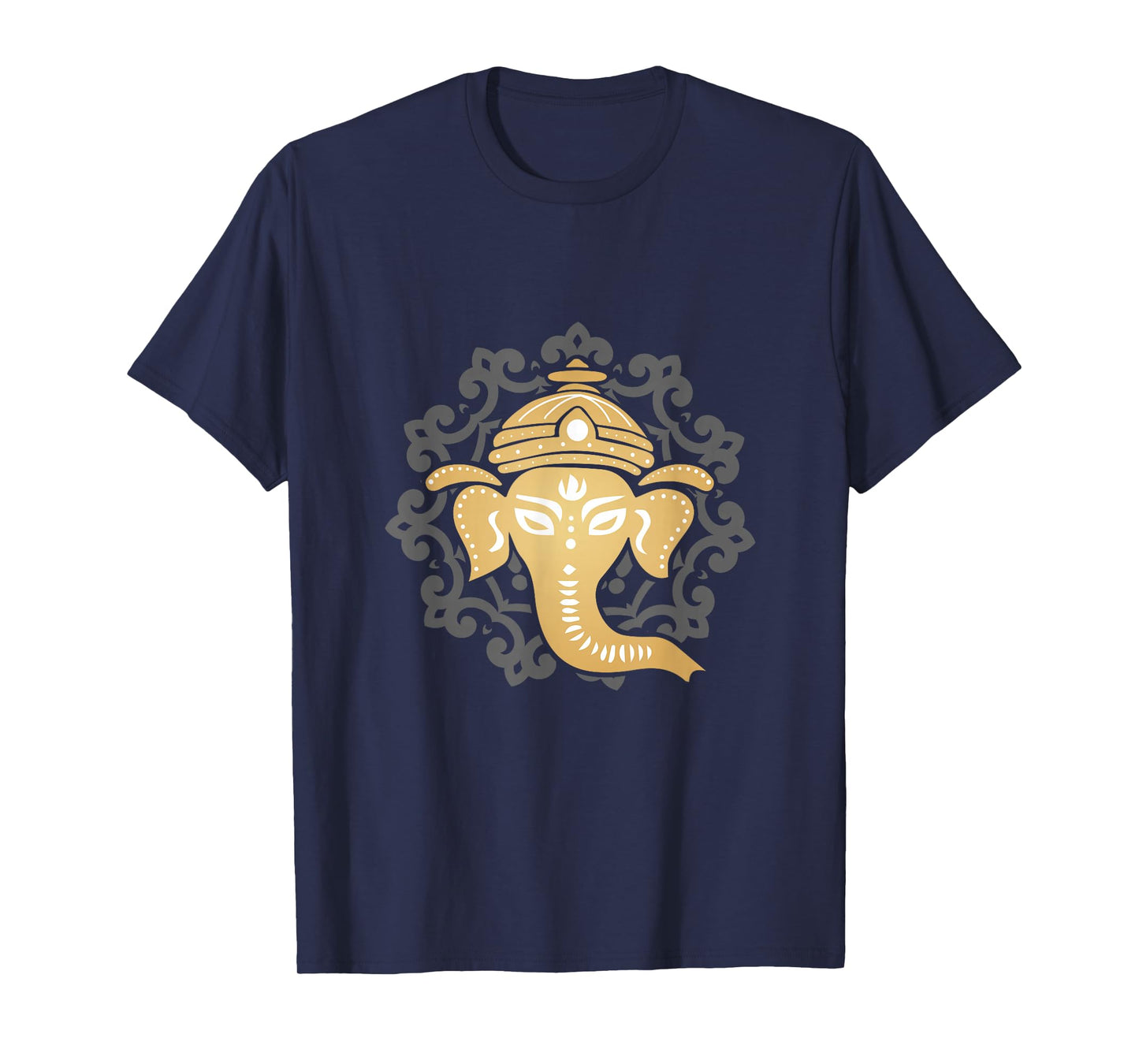Yoga Mandala Elephant Hindus Dharma Chakra Hinduism T-Shirt