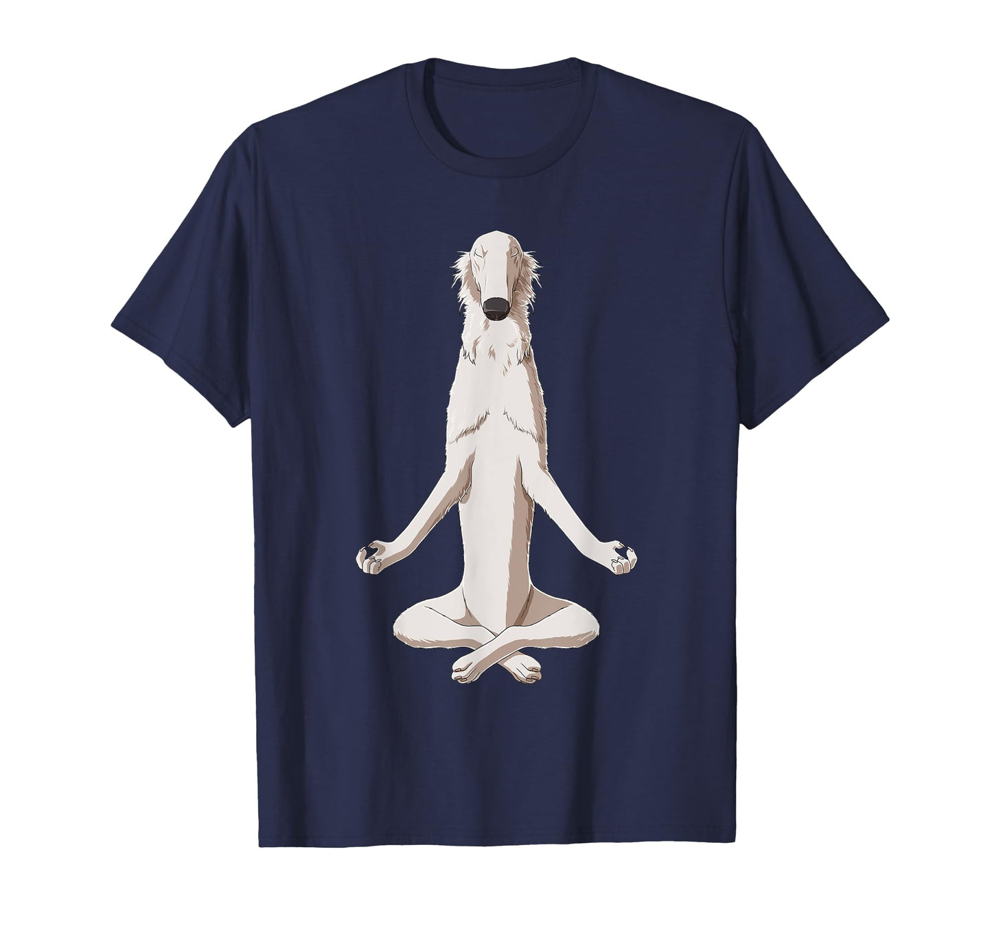 Yoga Dog Borzoi T-Shirt