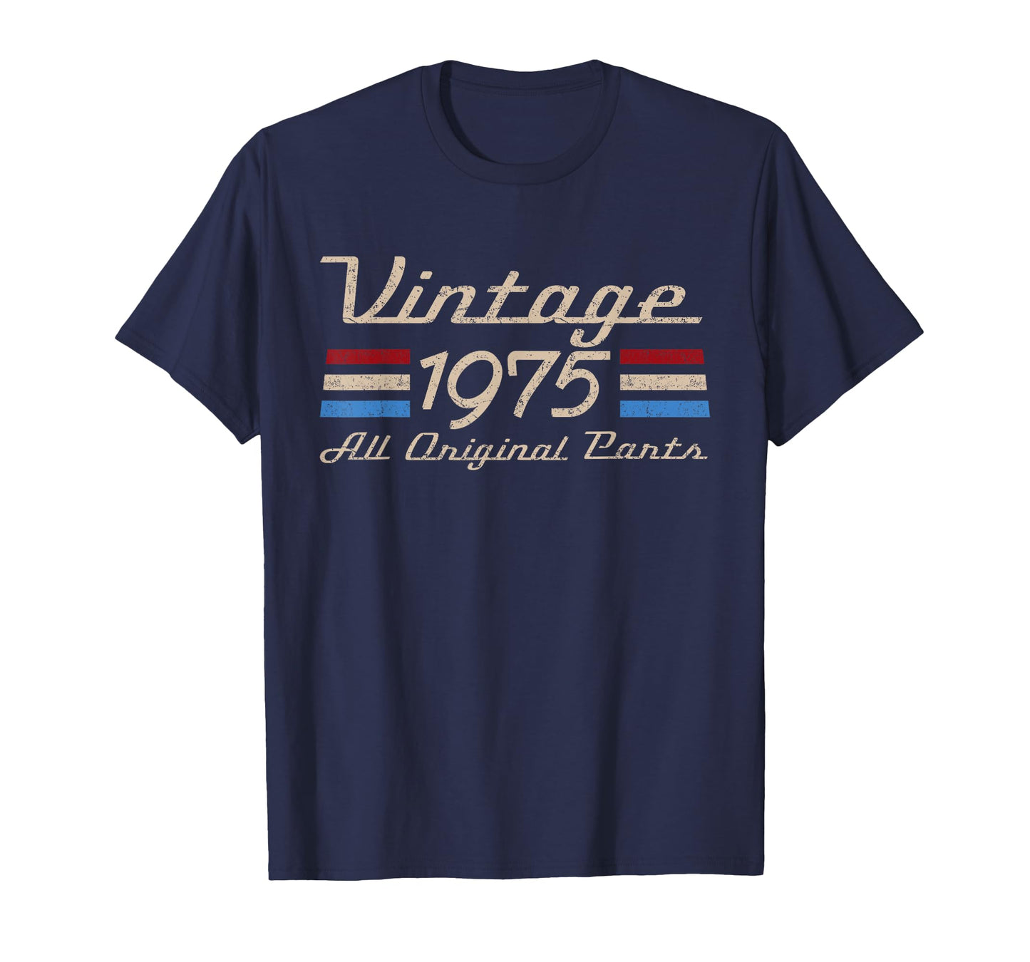 Vintage '75 Retro Birthday Top for Men 50th 1975 Dad USA 50 T-Shirt