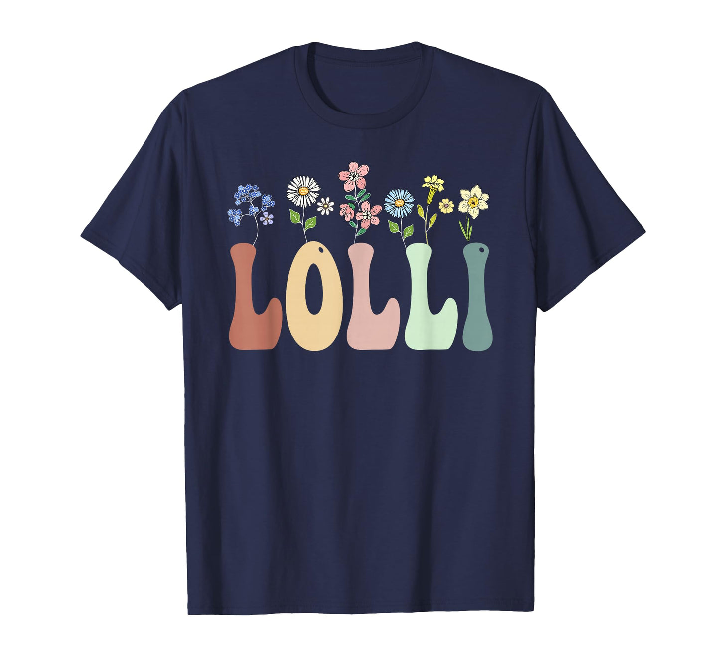 Lolli Gifts Women Wildflower Floral Design Lolli T-Shirt