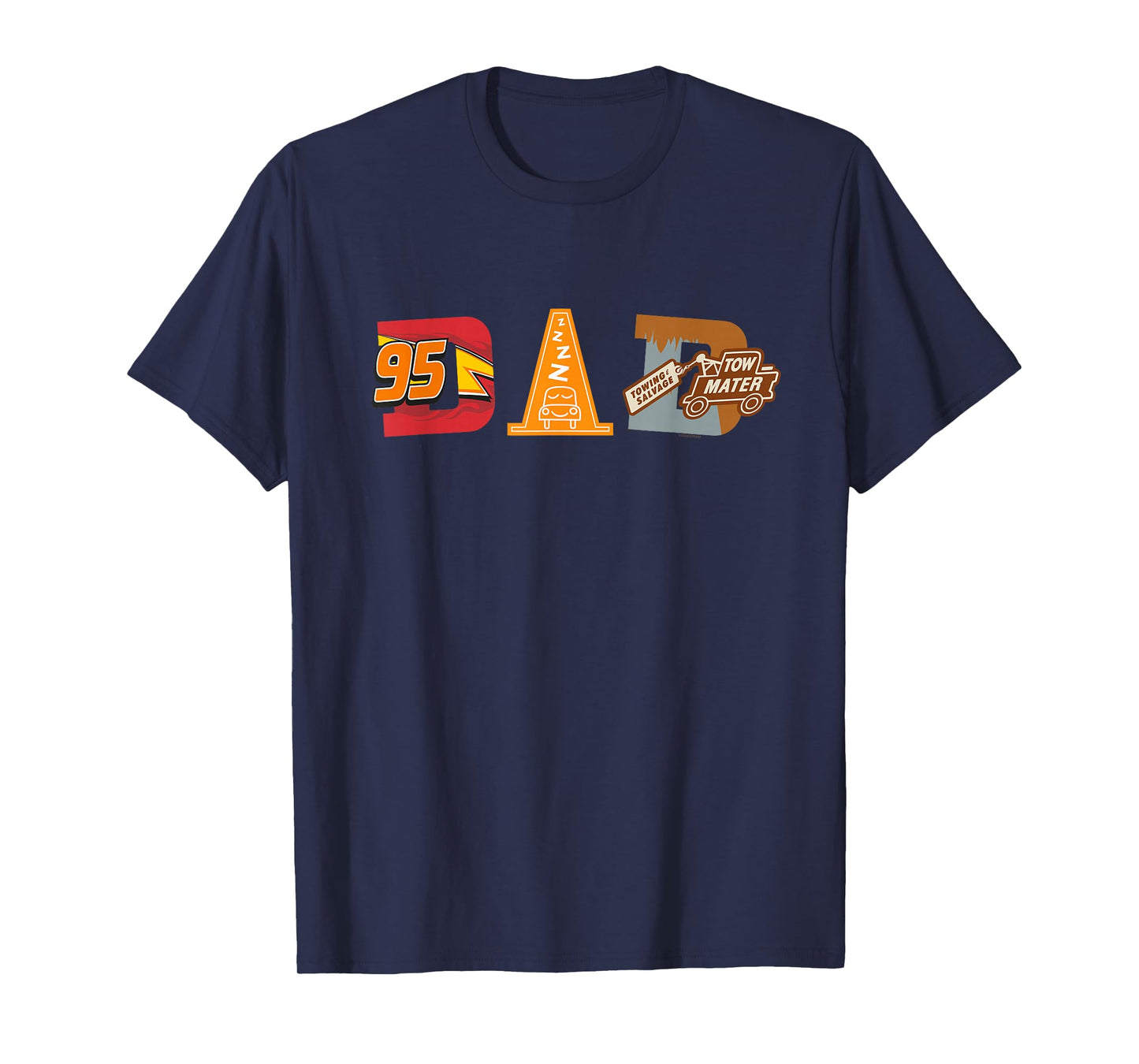 Disney and Pixar’s Cars Cozy Cone Dad Father’s Day Birthday T-Shirt
