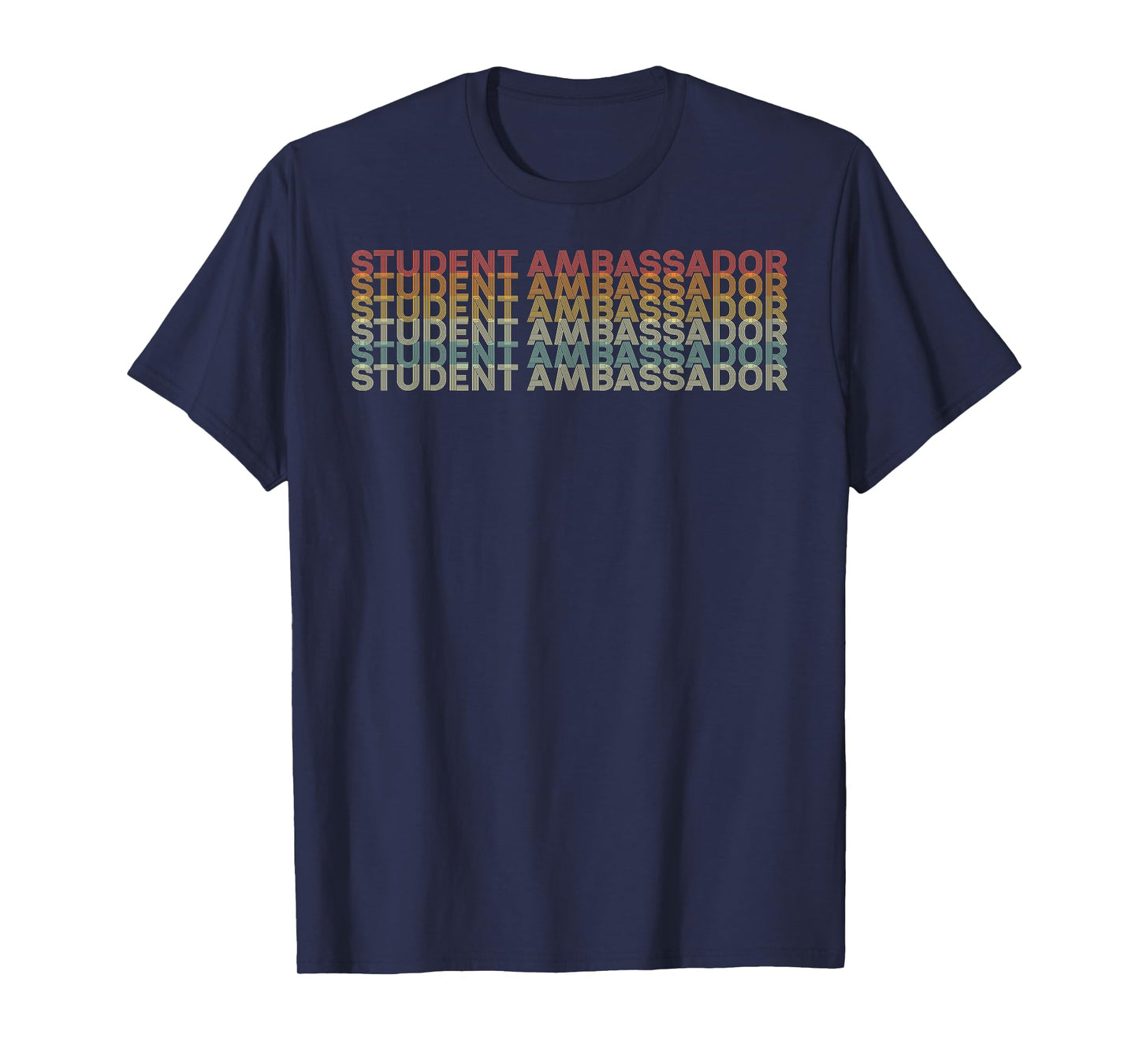 Retro 70s Student Ambassador Job Title T-Shirt