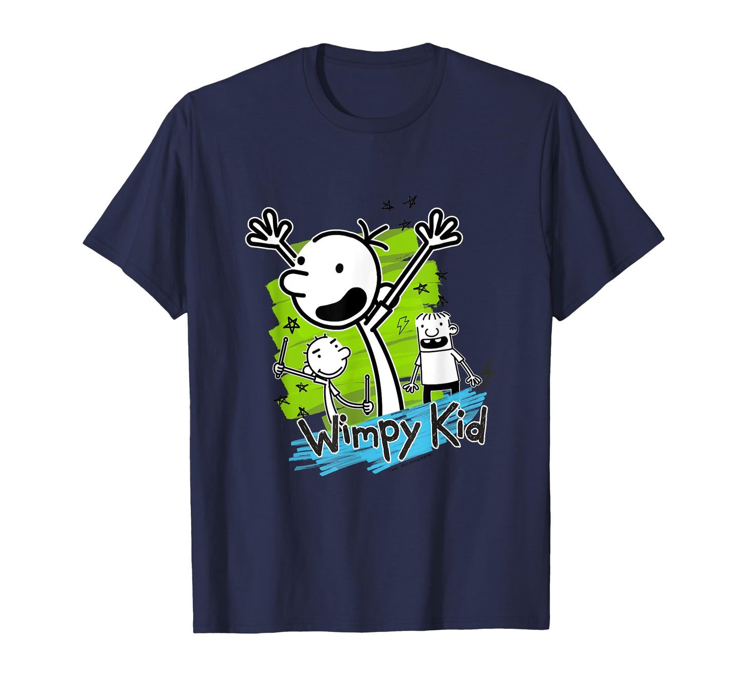 Diary of a Wimpy Kid Greg Stars Doodle T-Shirt