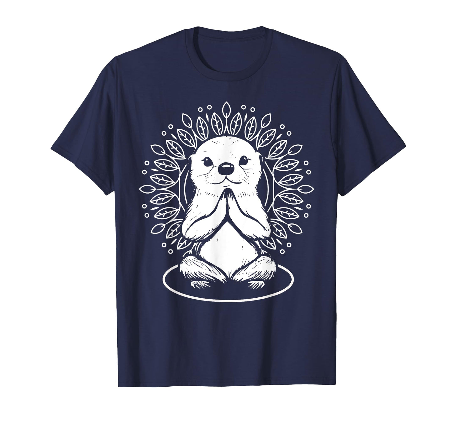 Otter Spiritual Yoga Pose Meditation Lover Namaste T-Shirt