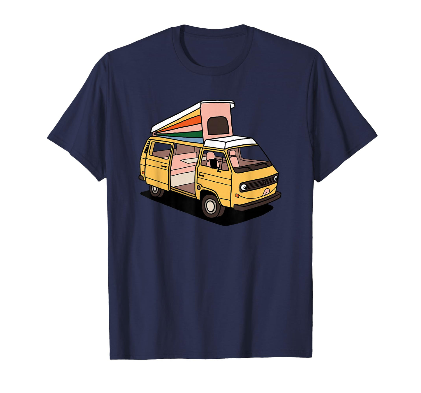 Threadless Katdog Design Smiley Vw Westfalia Vanagon Graphic T-Shirt